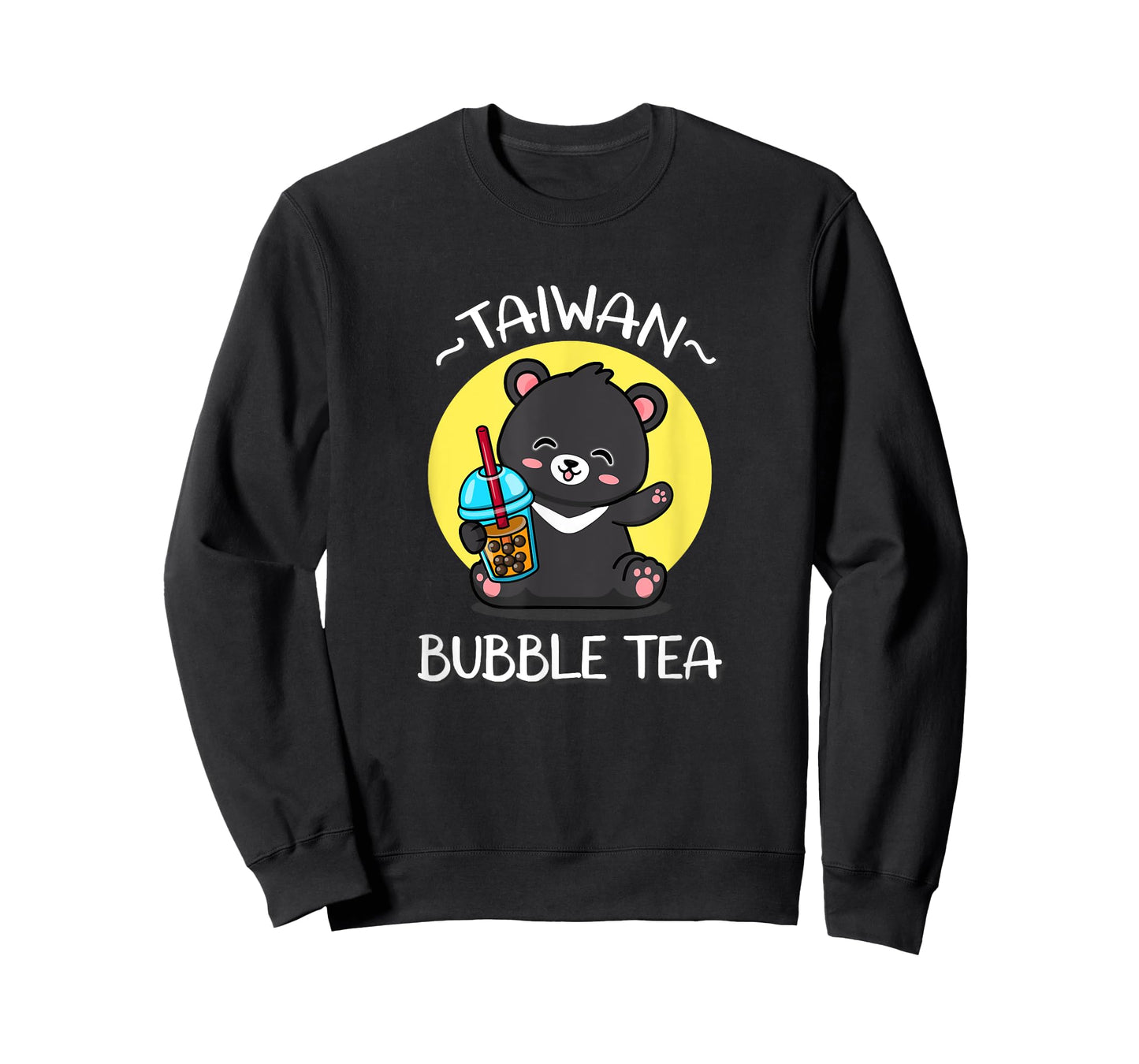 Kawaii Boba Bubble Milk Tea Lover Formosa Bear Taiwan Travel T-Shirt