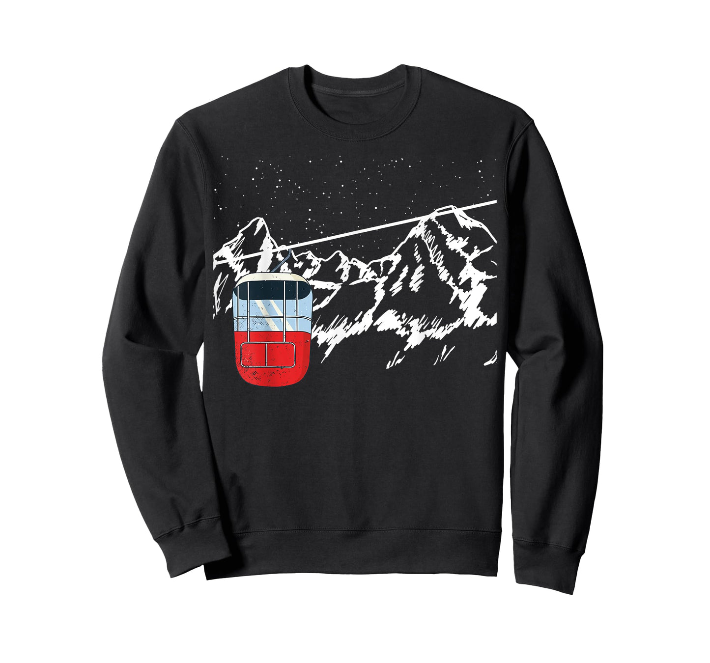 Ski lift gondola, mountains, cable run, cable railway T-Shirt
