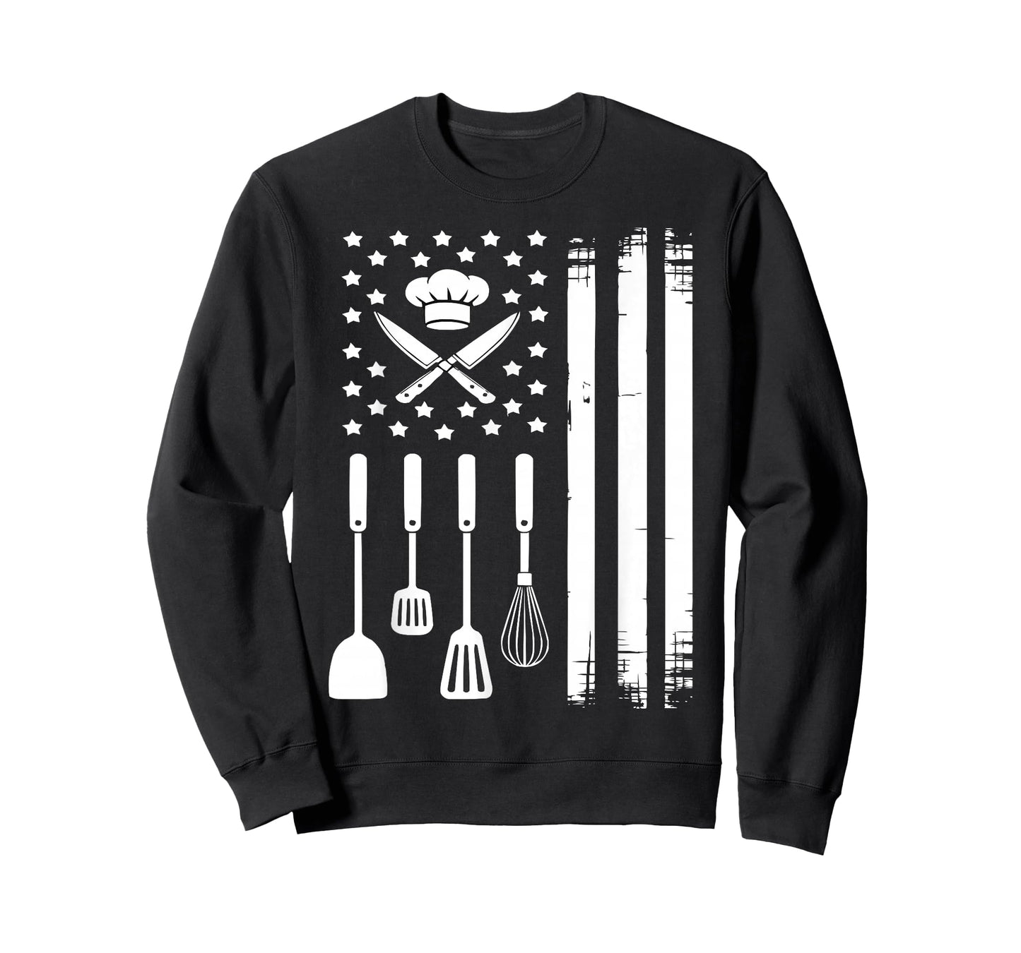 Cool Chef American Flag Cooking USA Patriotic Veterans Day T-Shirt