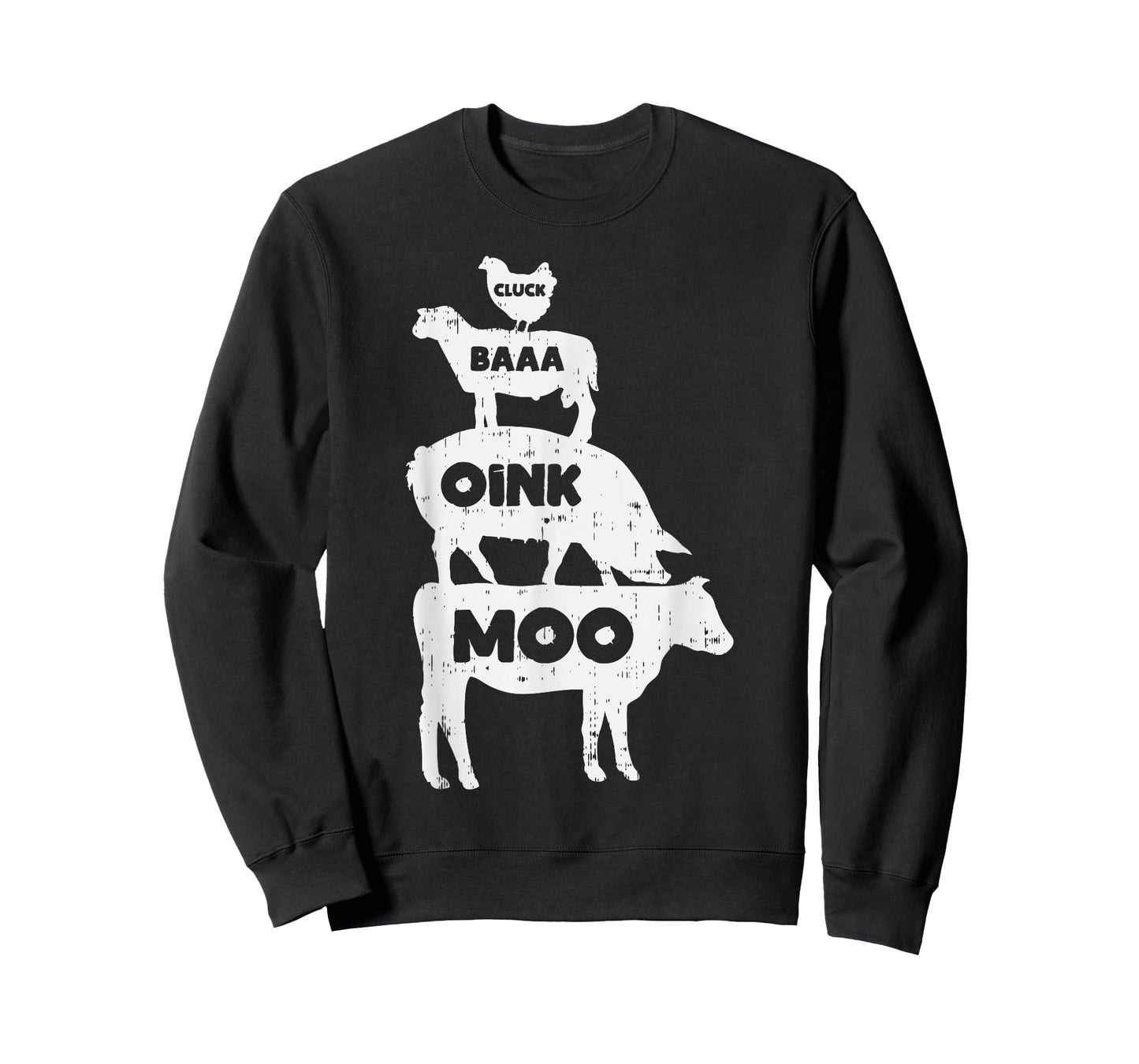Cluck Baaa Oink Moo Country Farm Animal Farming Farmer Gift T-Shirt