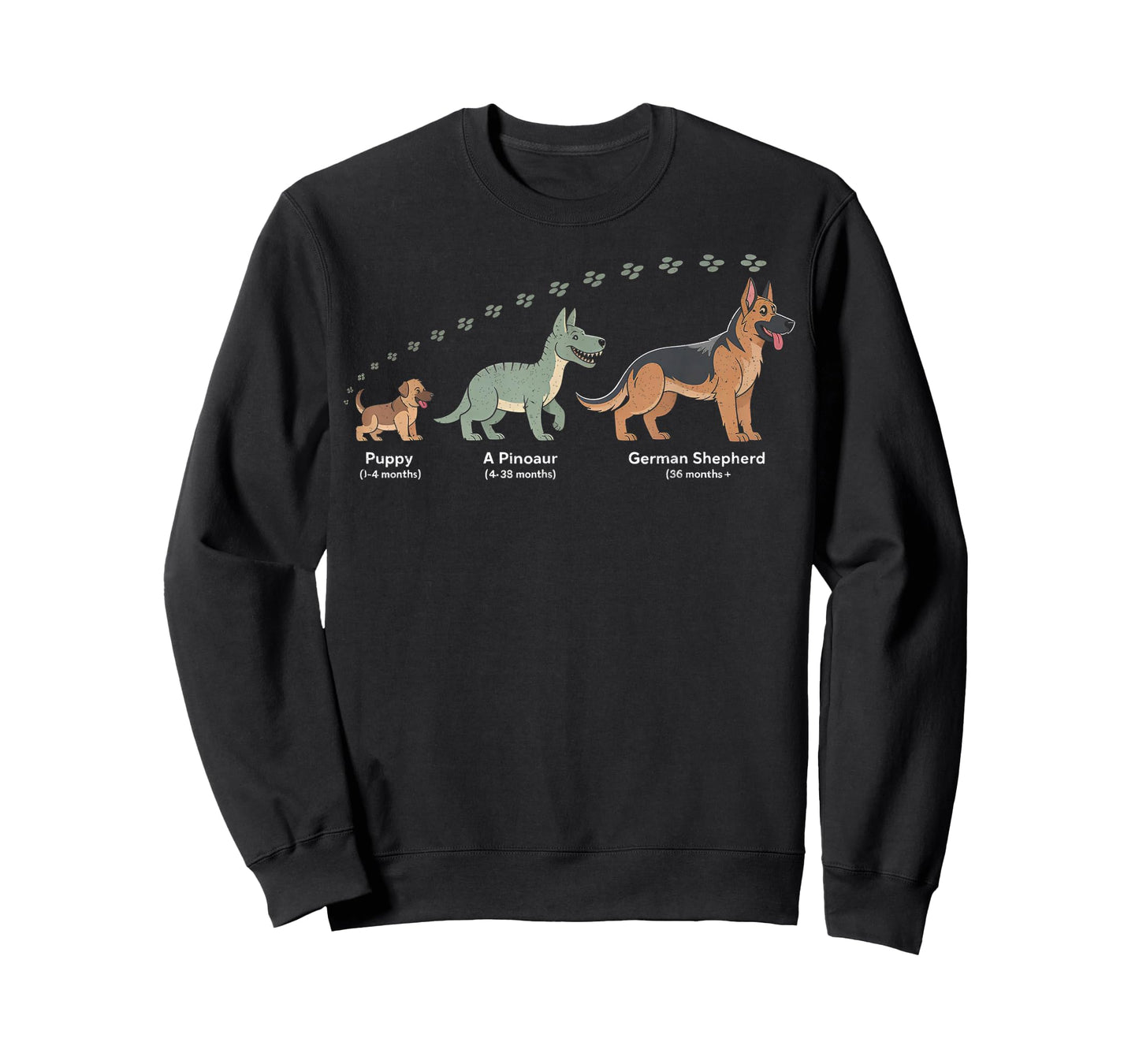 The Evolution of A German Shepherd - Dog Owner Pet Lover T-Shirt