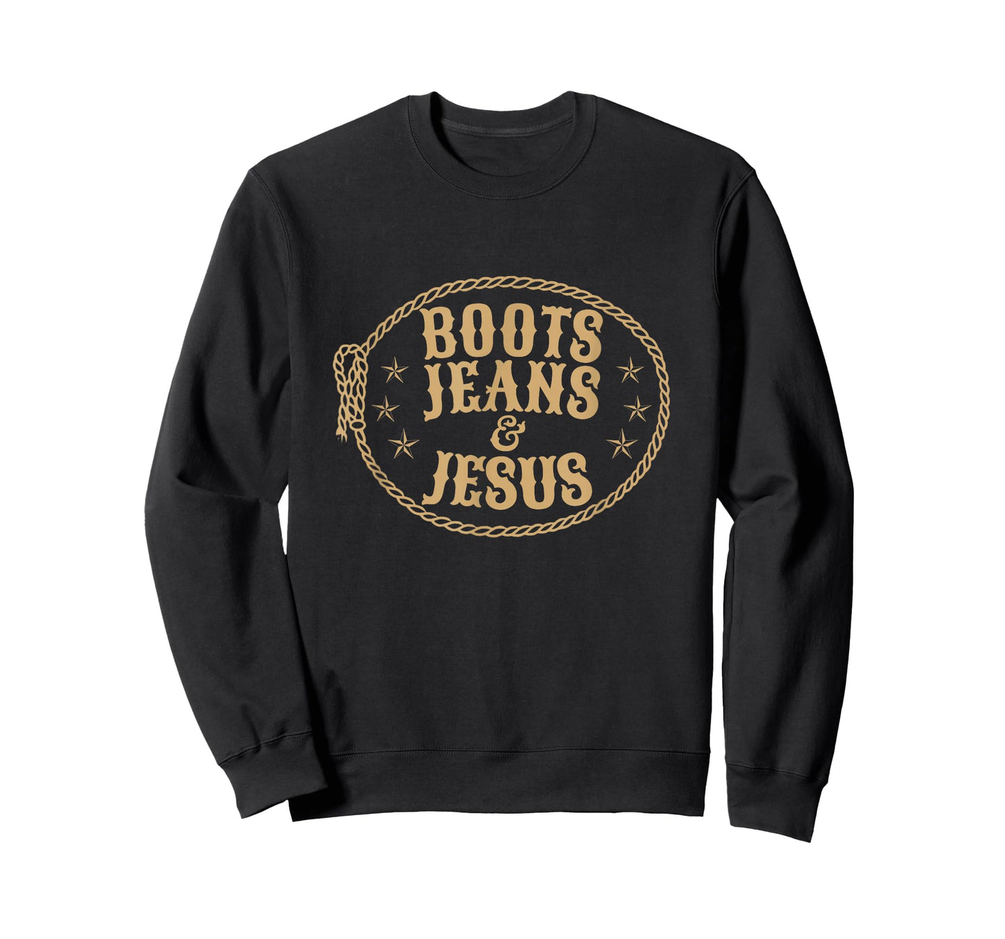 Cute Boots Jeans And Jesus Cowgirl Christian Country Western T-Shirt