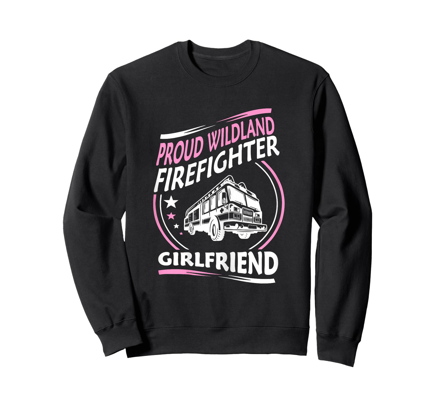 Proud Wildland Firefighter Girlfriend Gift T-shirt