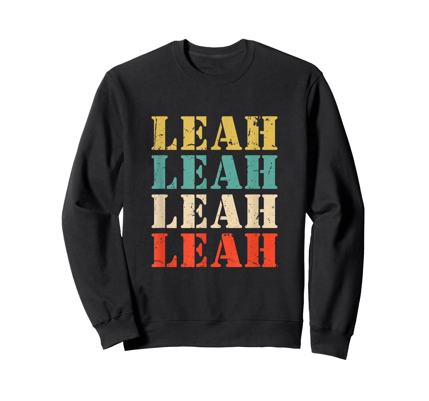 Leah Retro Names Vintage Style Personalized For Leah T-Shirt