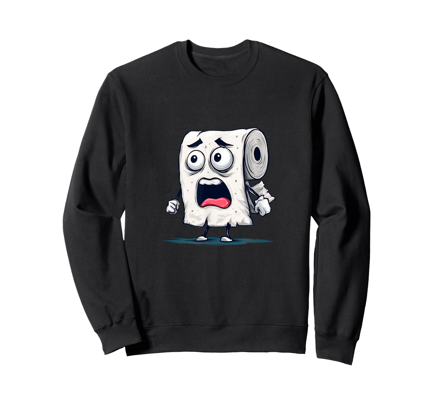 Funny Fearful Toilet Paper for Bathroom Tissue T-Shirt