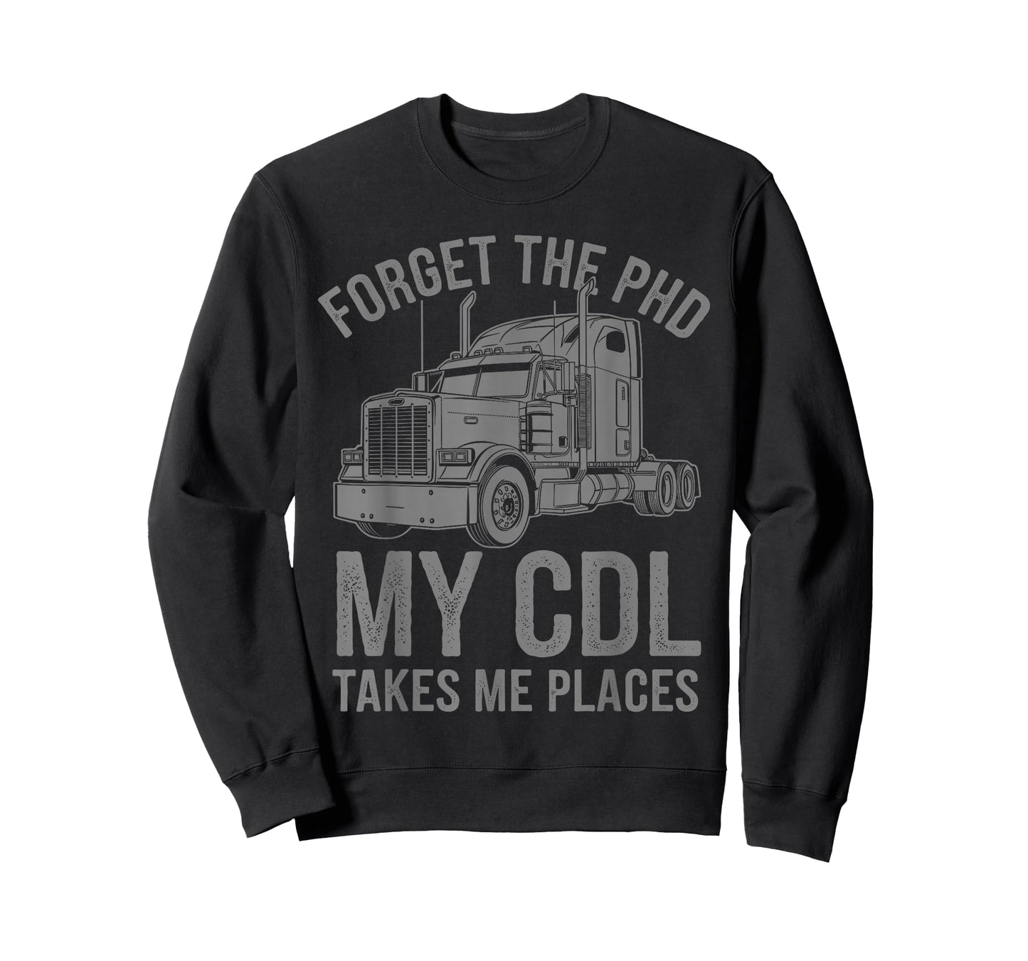 Cool CDL Trucker Art for Men Women Trucking CDL Truck Driver T-Shirt