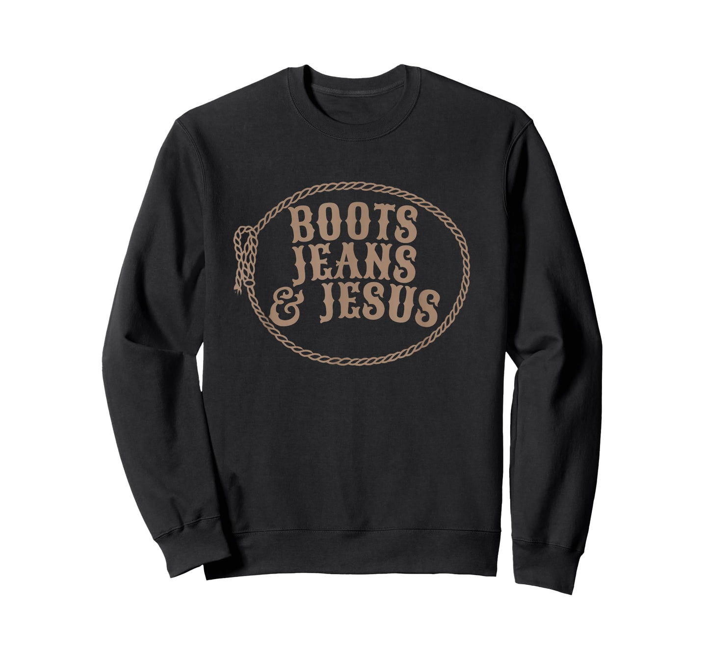 Cute Boots Jeans And Jesus Cowgirl Christian Country Western T-Shirt