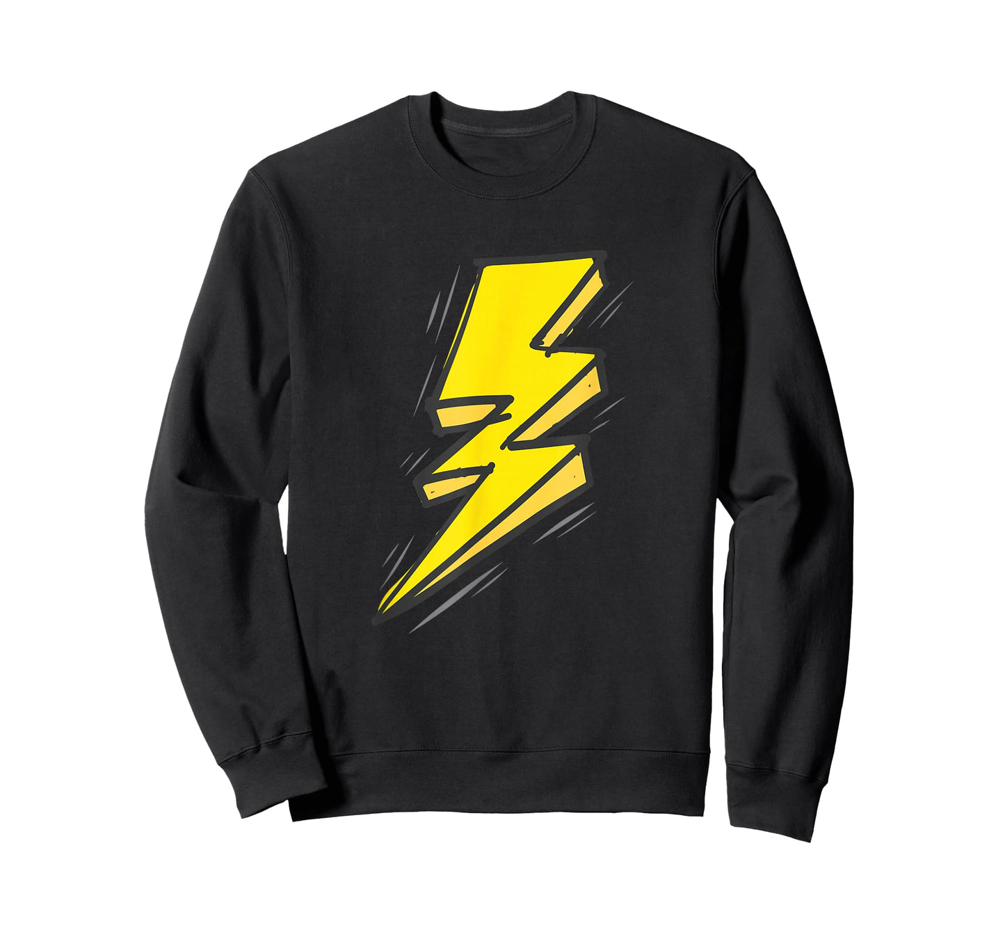 Jagged Yellow Lightning Strike Bolt T-Shirt T-Shirt