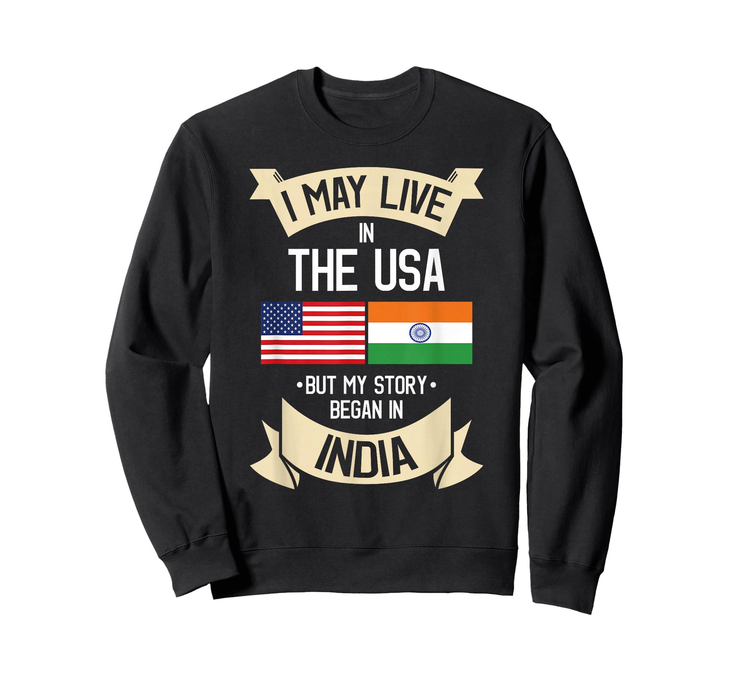 American Flag UAD Indian India Gift Roots T-Shirt T-Shirt