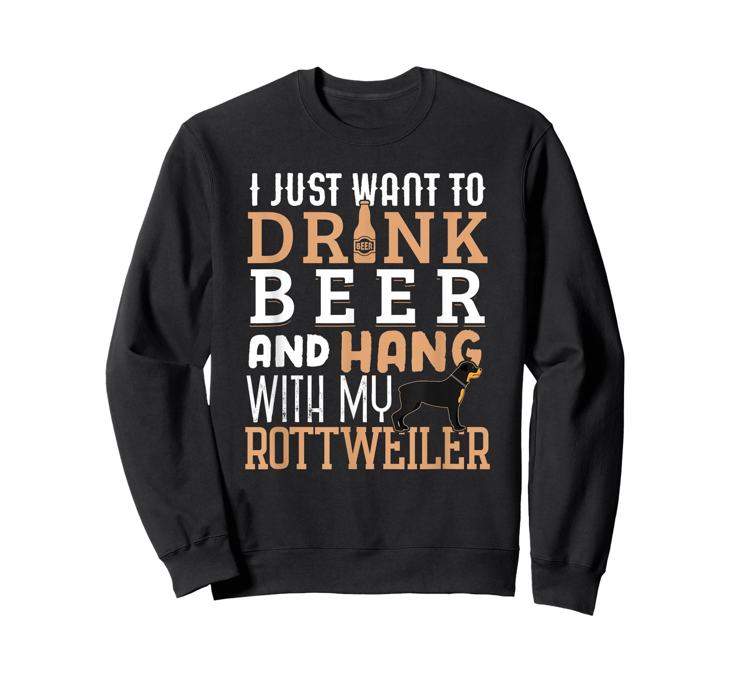Rottweiler Dad Shirt Funny Father's Day Rottie Dog Beer T-Shirt