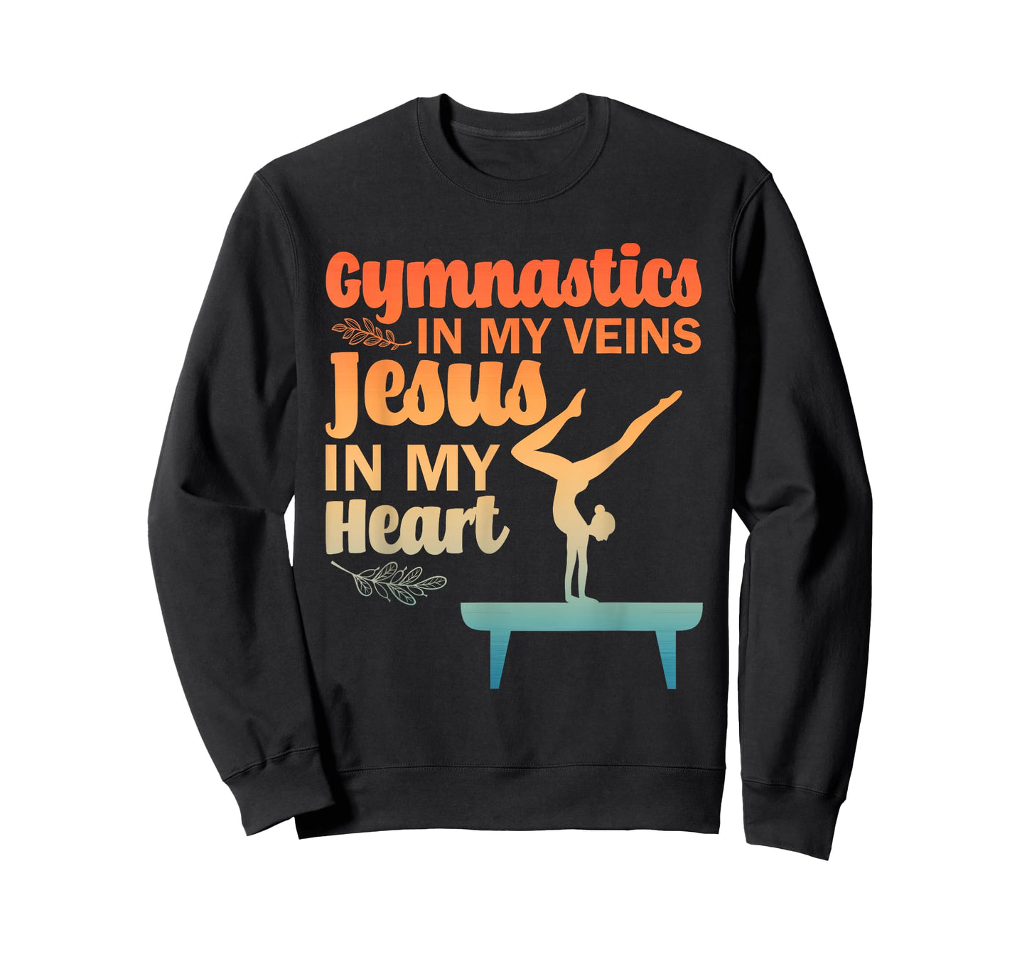 Funny Gymnastics Design For Men Women Gymnast Jesus Lovers T-Shirt
