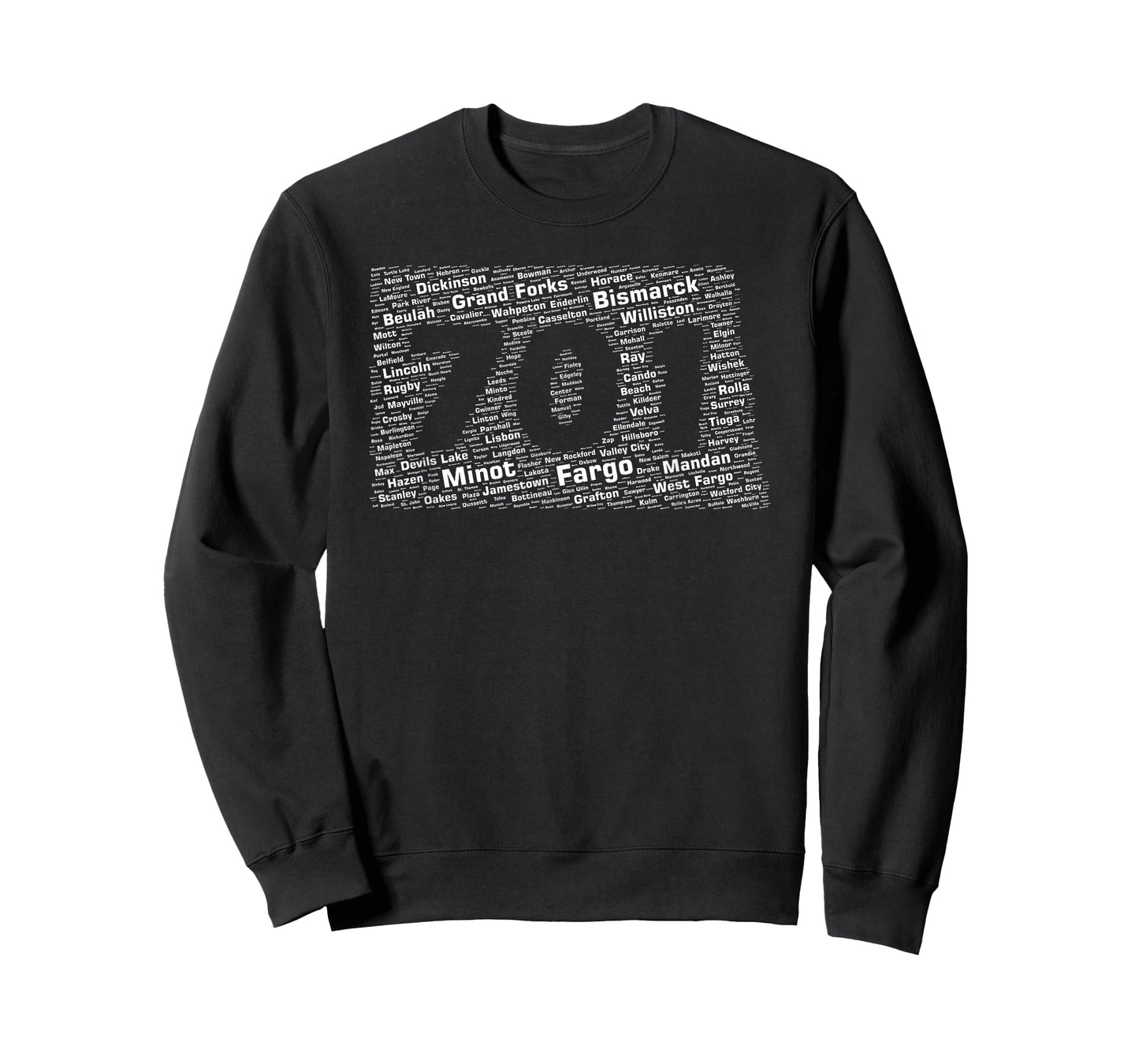 North Dakota State: 701 Area Code T-Shirt