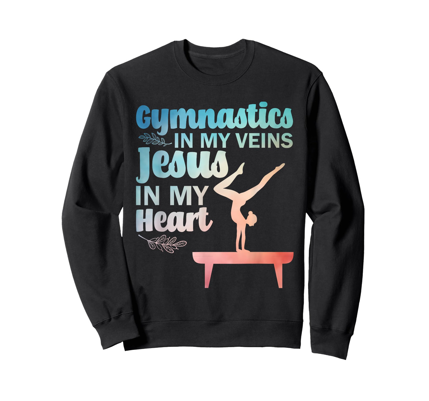 Funny Gymnastics Design For Men Women Gymnast Jesus Lovers T-Shirt