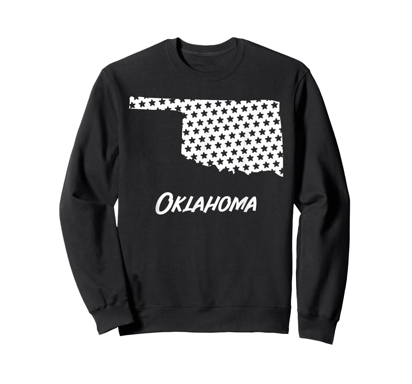 Oklahoma USA State Outline Stars Vintage Retro Design T-Shirt