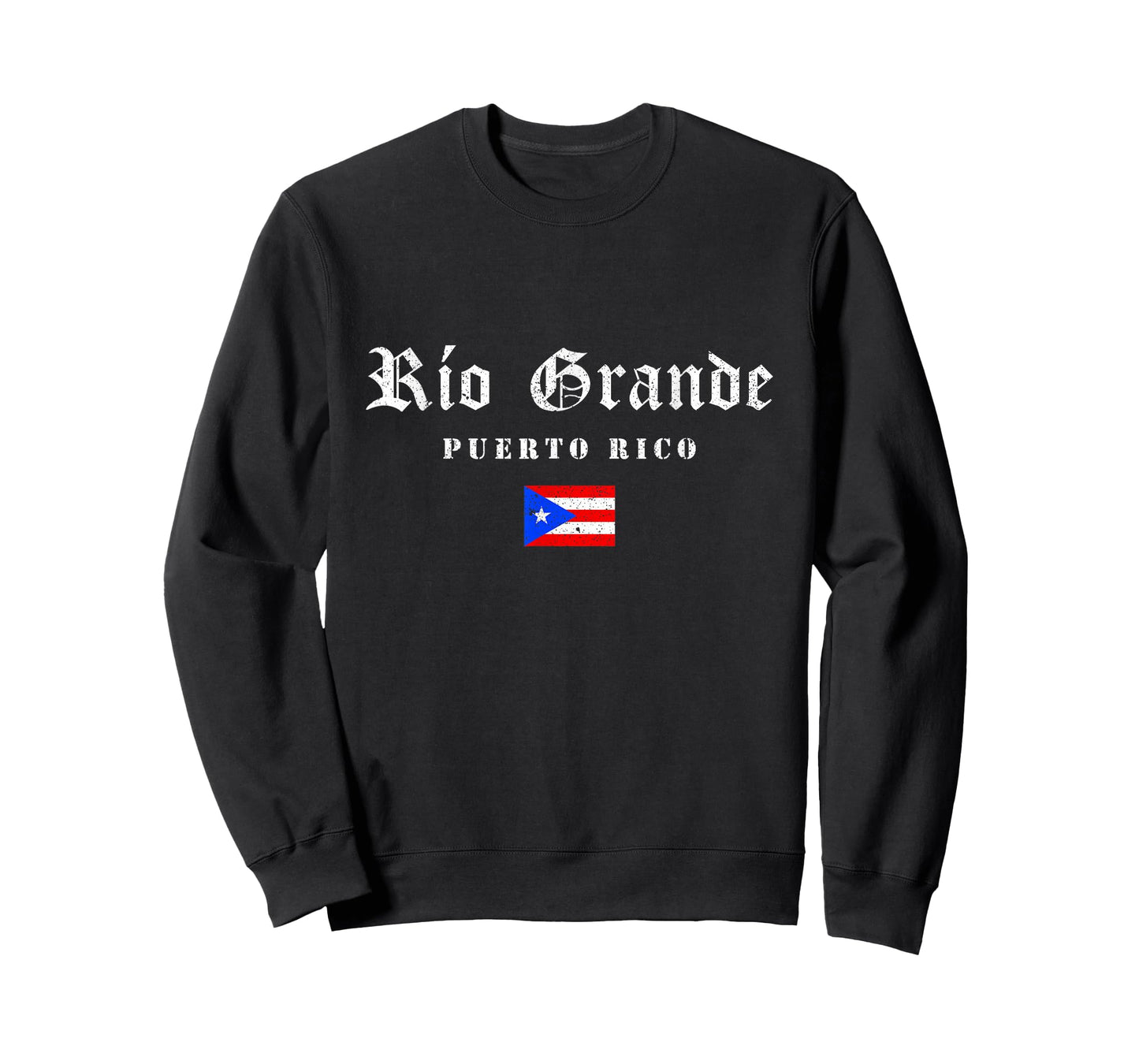 Vintage Río Grande Puerto Rico Flag Pride Home Root Travel T-Shirt