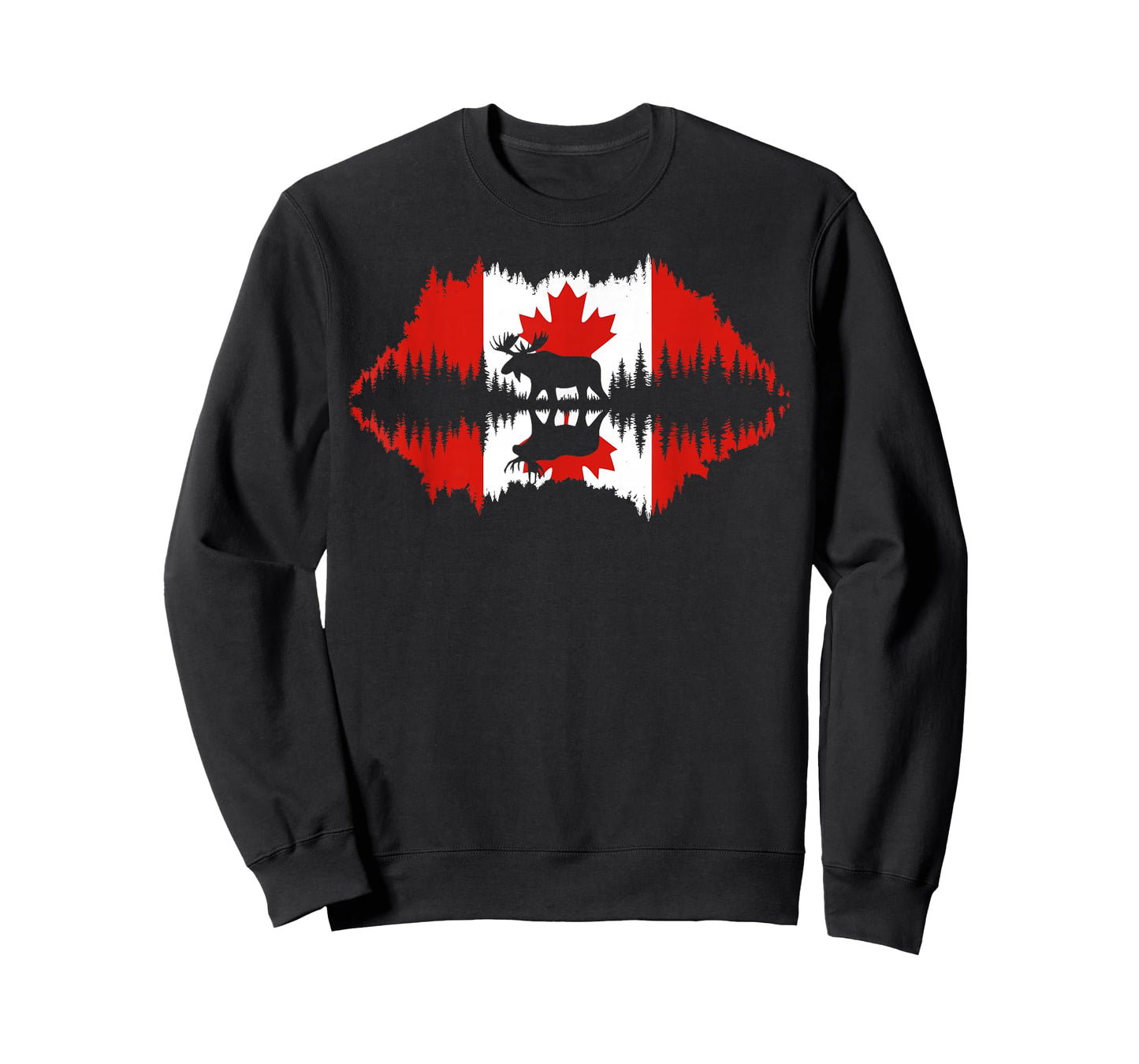 Canada Maple Leaf Moose Vintage Canadian Flag Souvenir T-Shirt