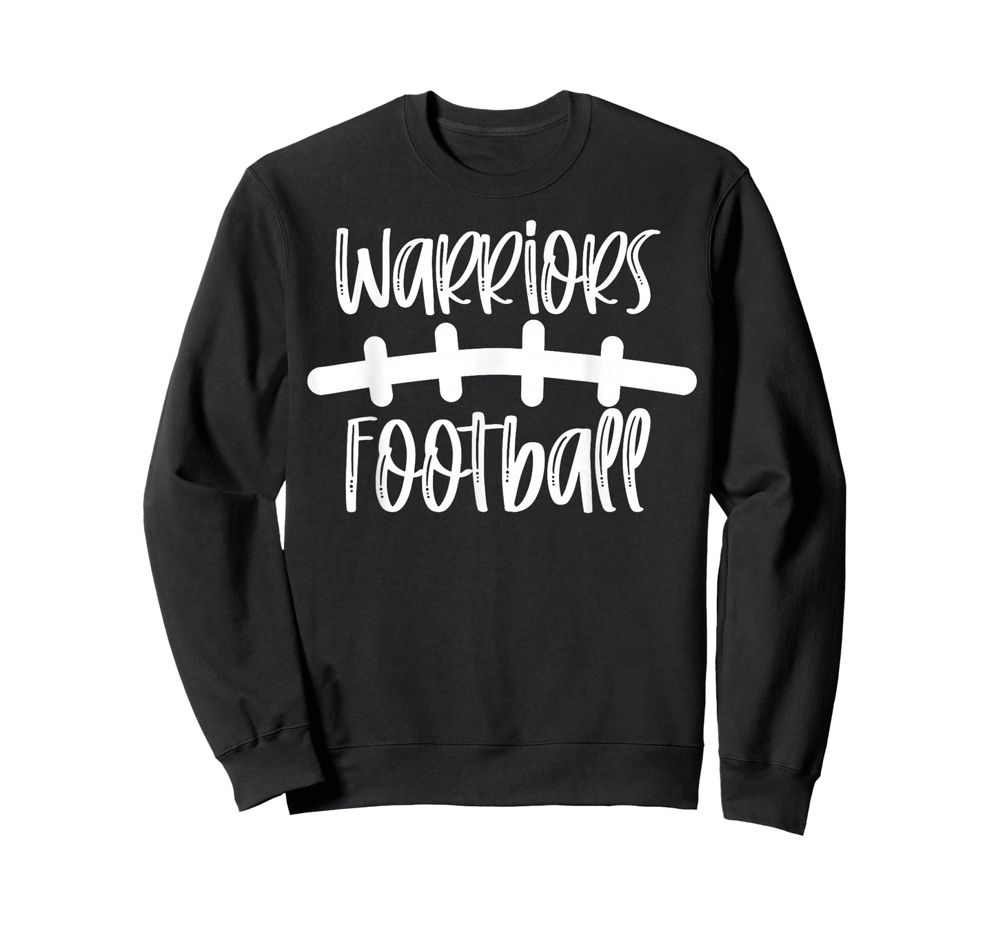 Warriors Football School Spirit Team Mascot Game Night T-Shirt
