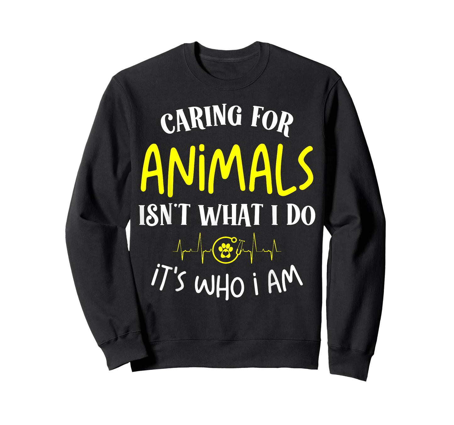 Caring for Animals Isn't what I do It's Who animal rescue T-Shirt