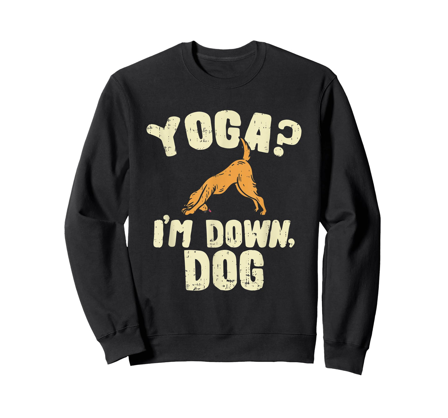 Funny Yoga Tshirts, Yoga Graphic Tee, I'm Down Dog Joke Men Women Kids T-Shirt