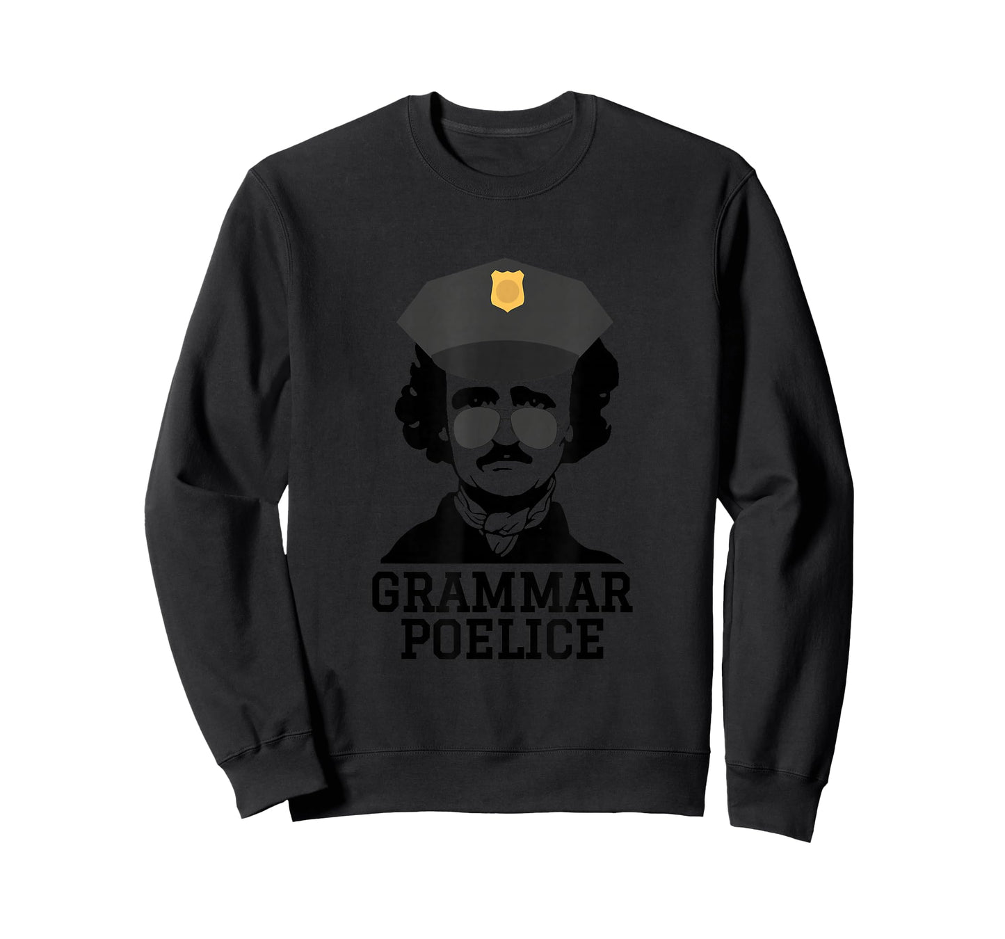 English Teacher Grammarian Language Grammar Police Funny Poe T-Shirt