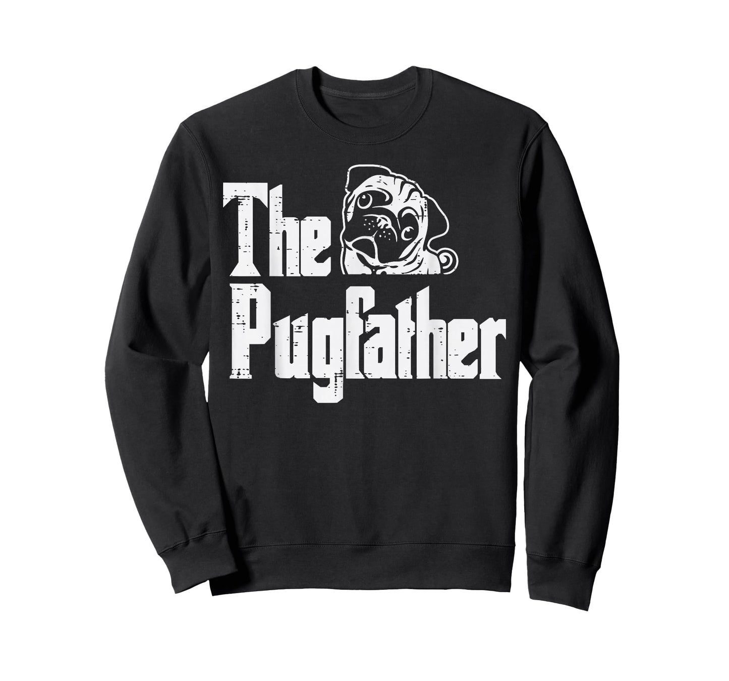 Fathers Day The Pug Father Pug Daddy Papa Fur Dad Dog Owner T-Shirt