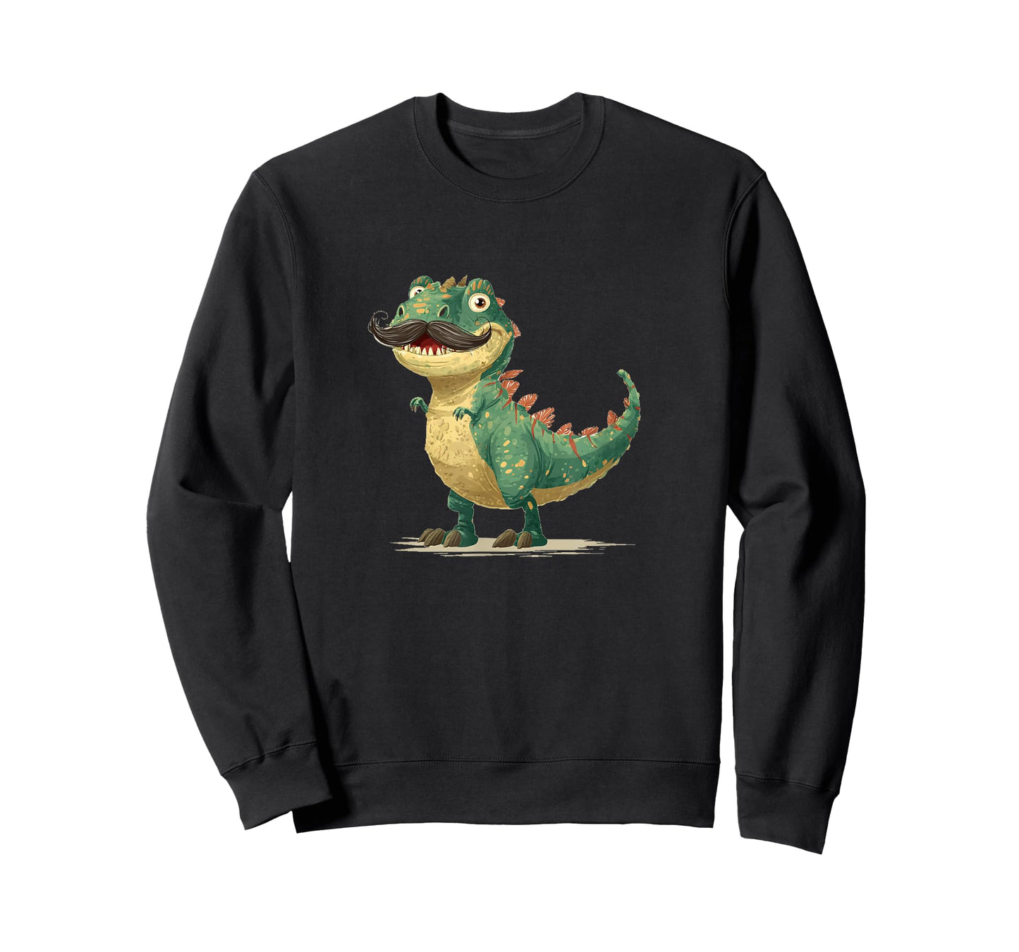 Dinosaurs and Mustache Beard Costume T-Shirt