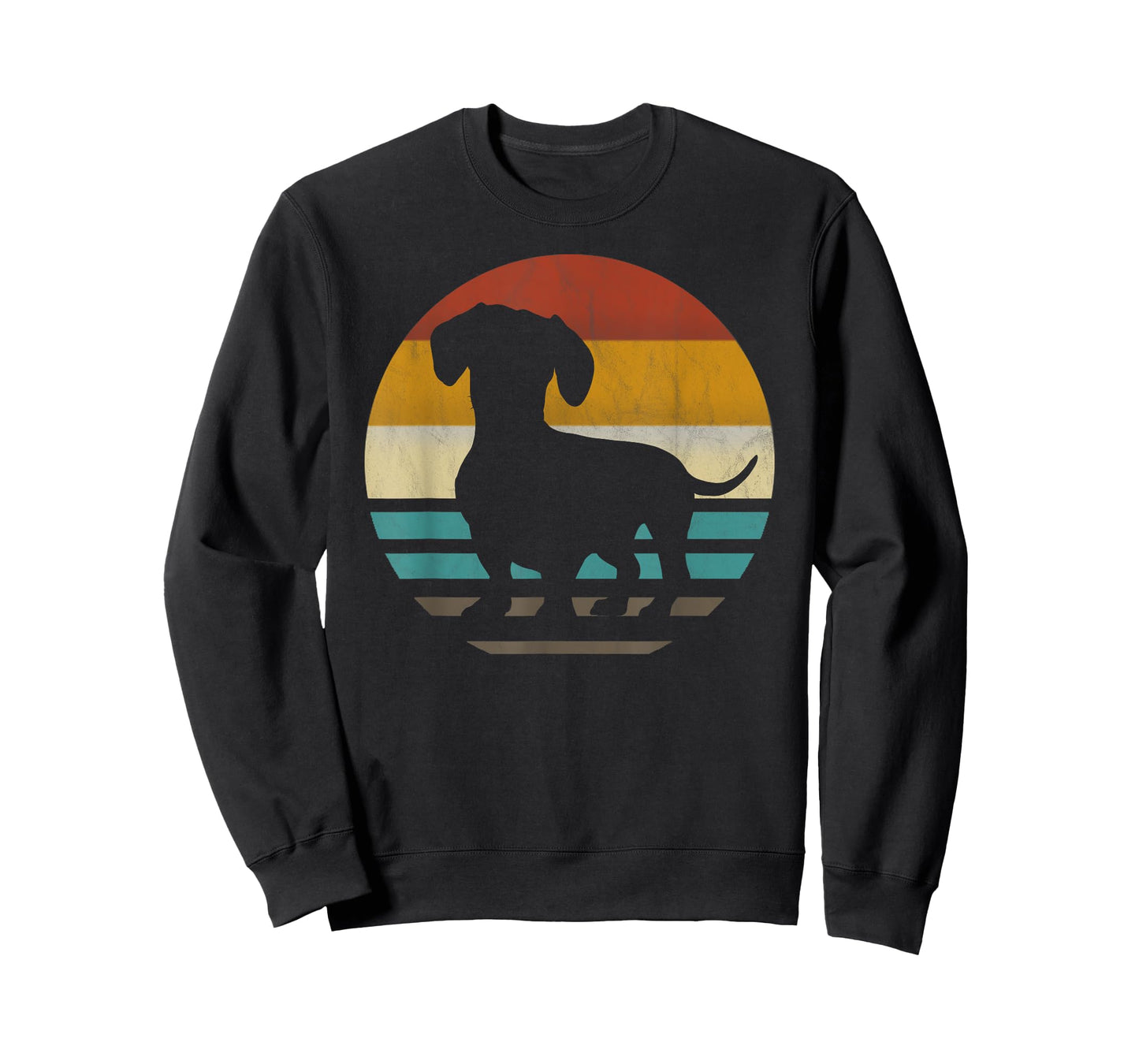 Dachshund Dachshund Silhouette Dog retro gift T-Shirt