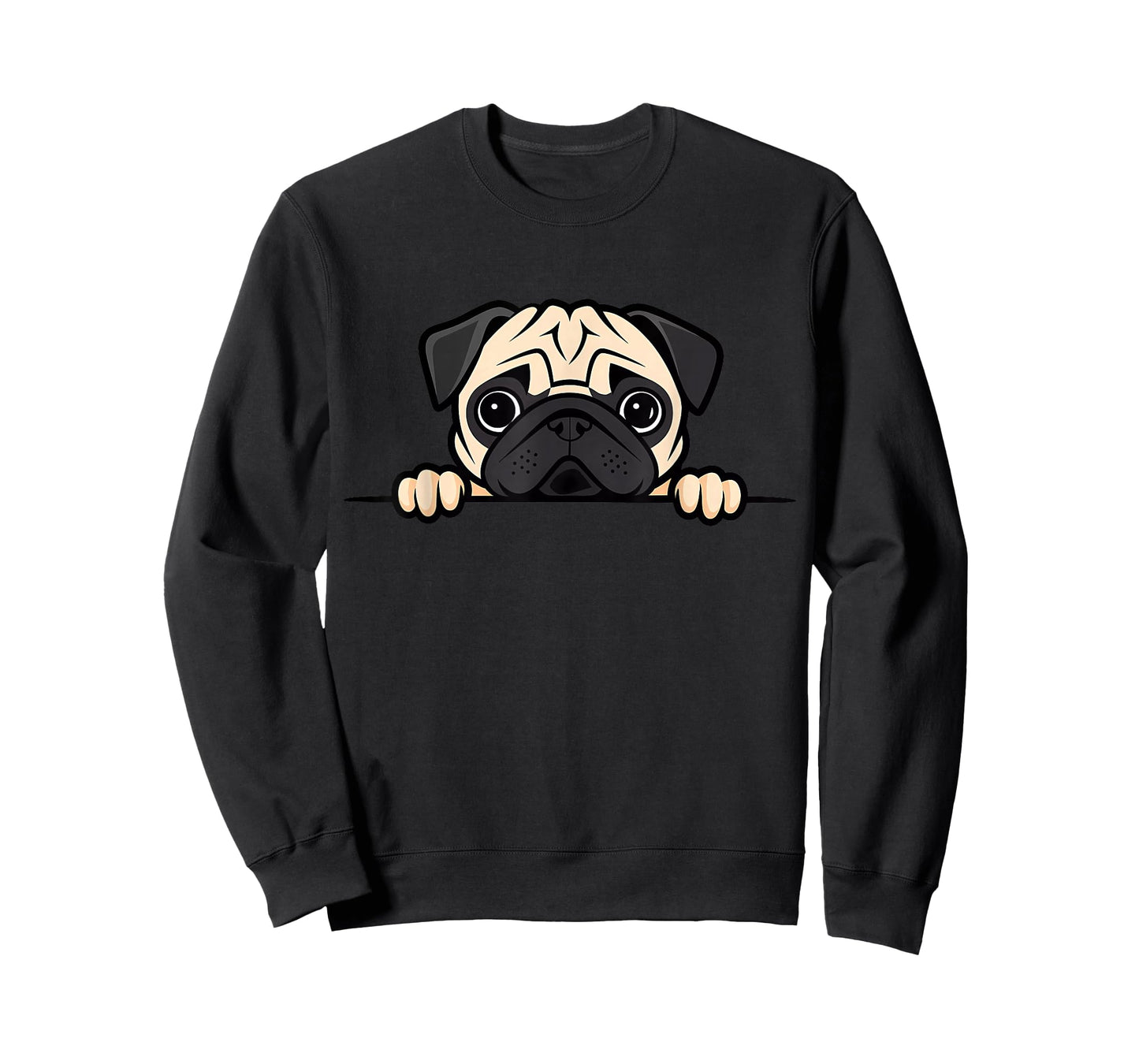 Cute Pug Funny Peeking Pocket Puppy Dog Lover Men Women Kids T-Shirt