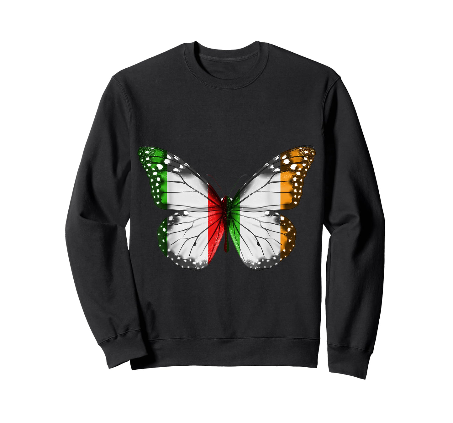 Italian Irish Flag Butterfly T-Shirt