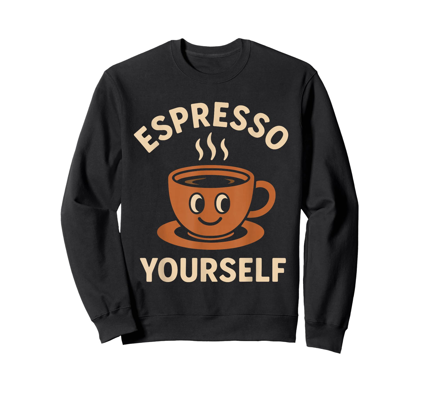 Espresso Yourself Funny Coffee Lovers Barista Latte Humor T-Shirt