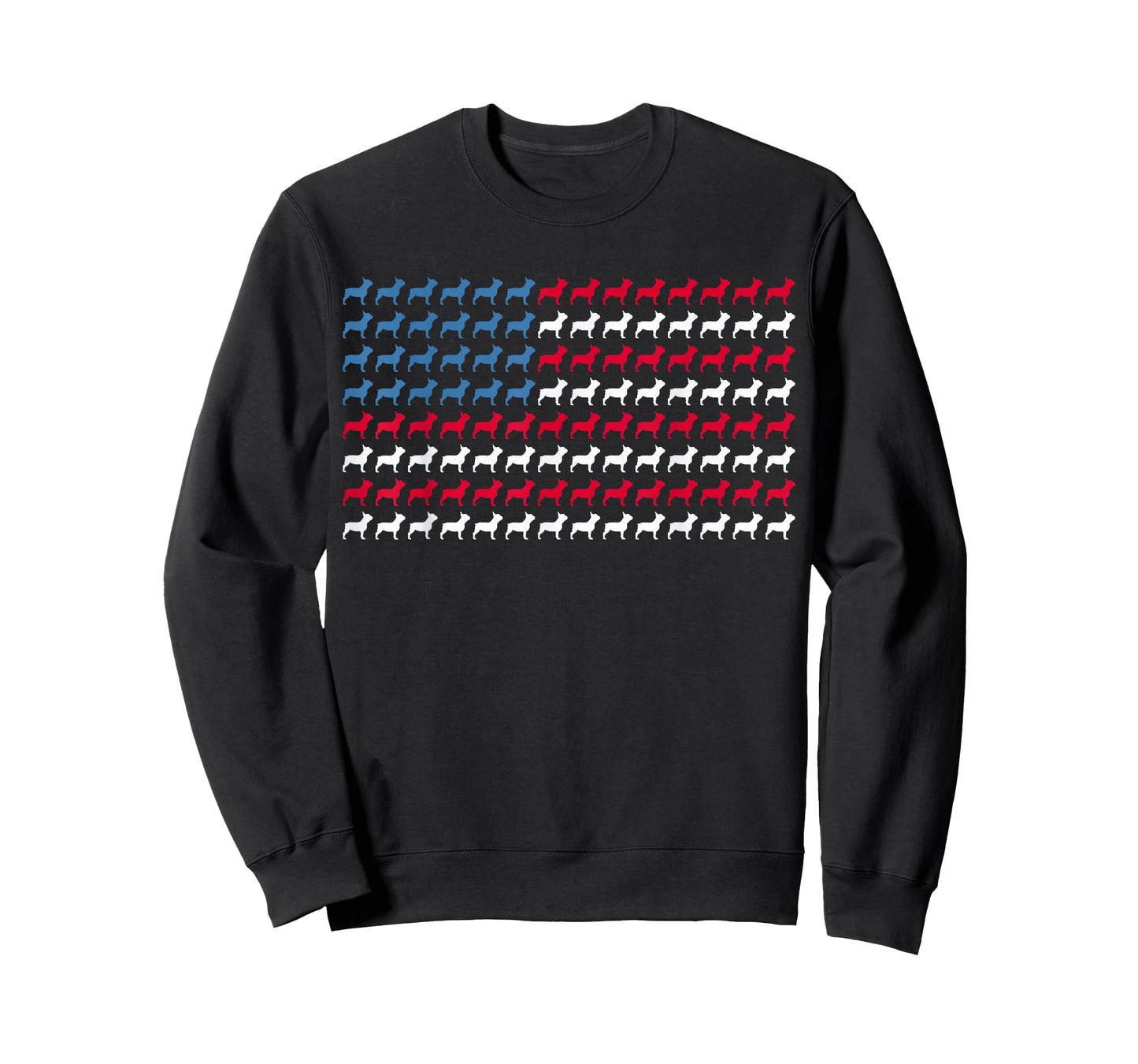French Bulldog Patriotic American Flag Frenchie 4th Of July Men Women Kids T-Shirt