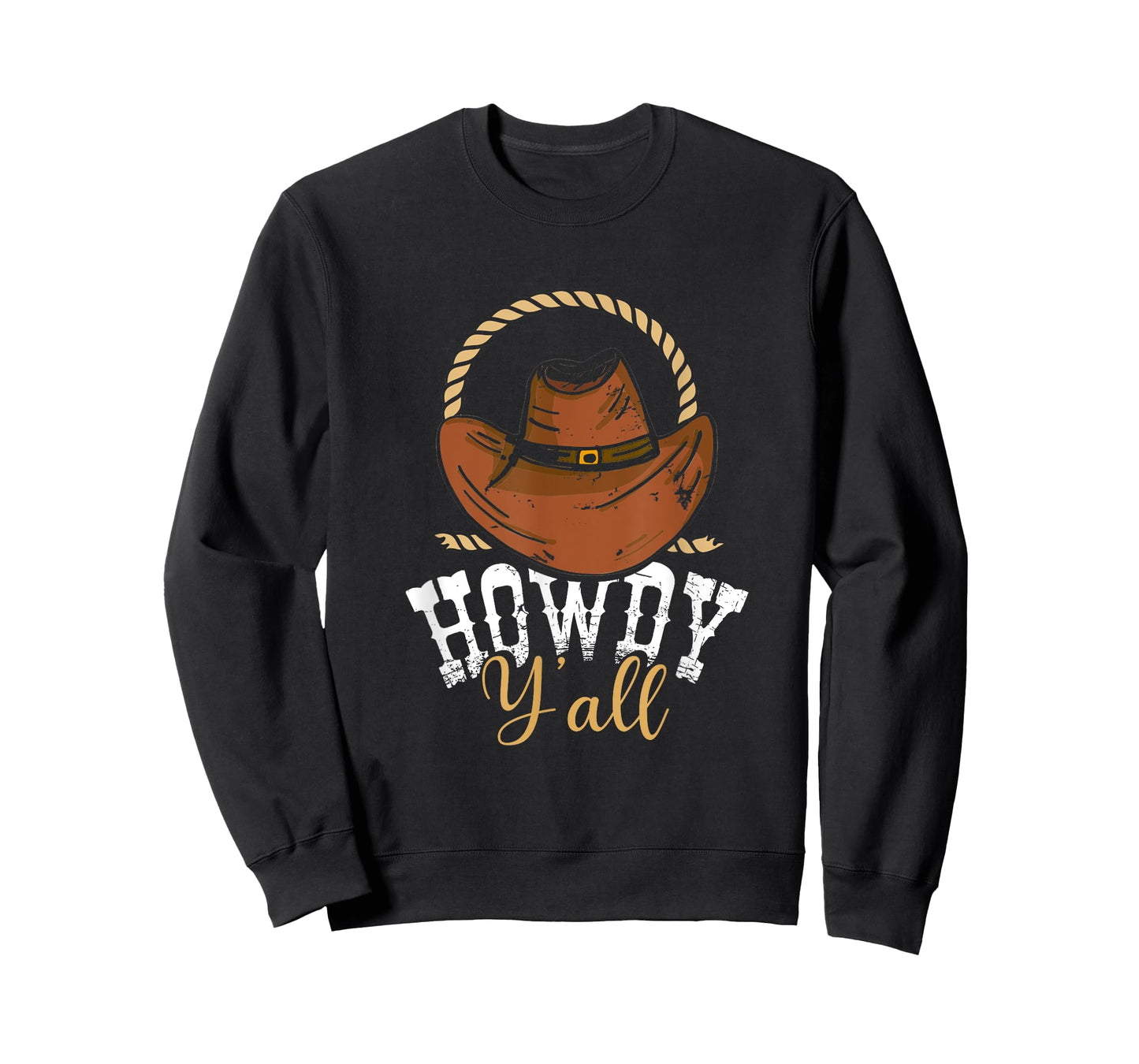 Howdy Y'all | Cowboy Hat Country | Wild West Western Rodeo T-Shirt