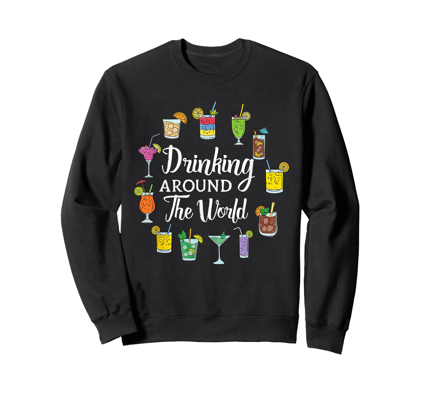 Drinking Around The World Vacation Drinking Showcase T-Shirt