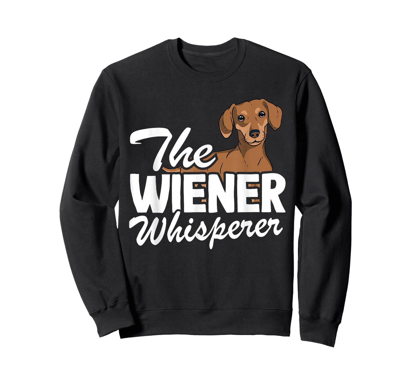 The Wiener Whisperer Doxie Dog Dad Funny Dachshund T-Shirt