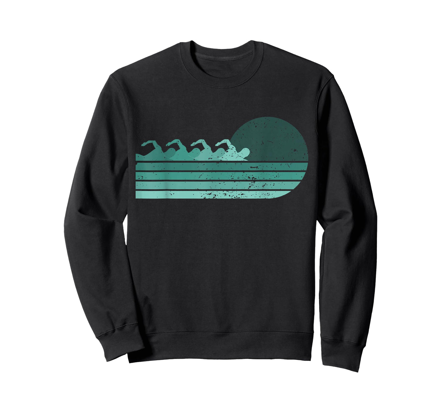 Funny Retro Swimming Swimmer Sports Coach Athlete T-Shirt