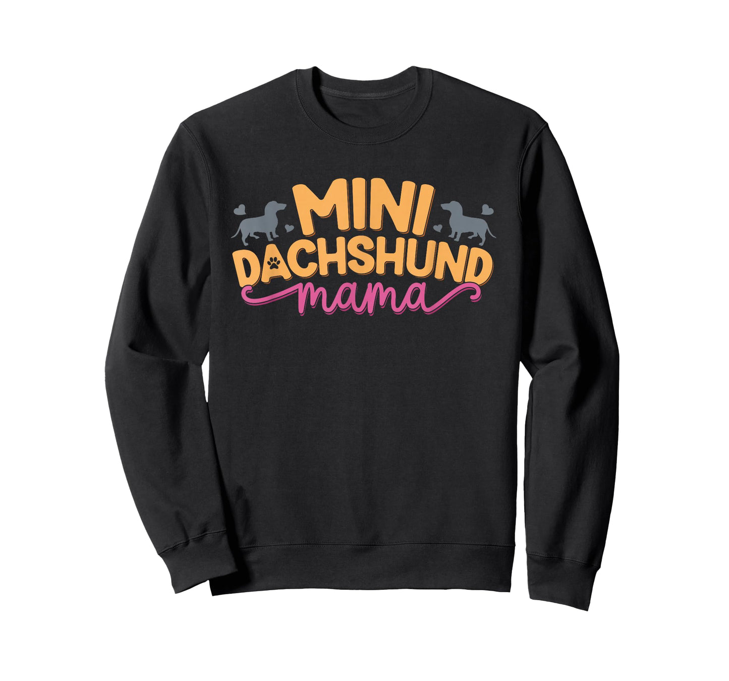 Mini Dachshund Mama Miniature Wiener Dog Lover Mom T-Shirt