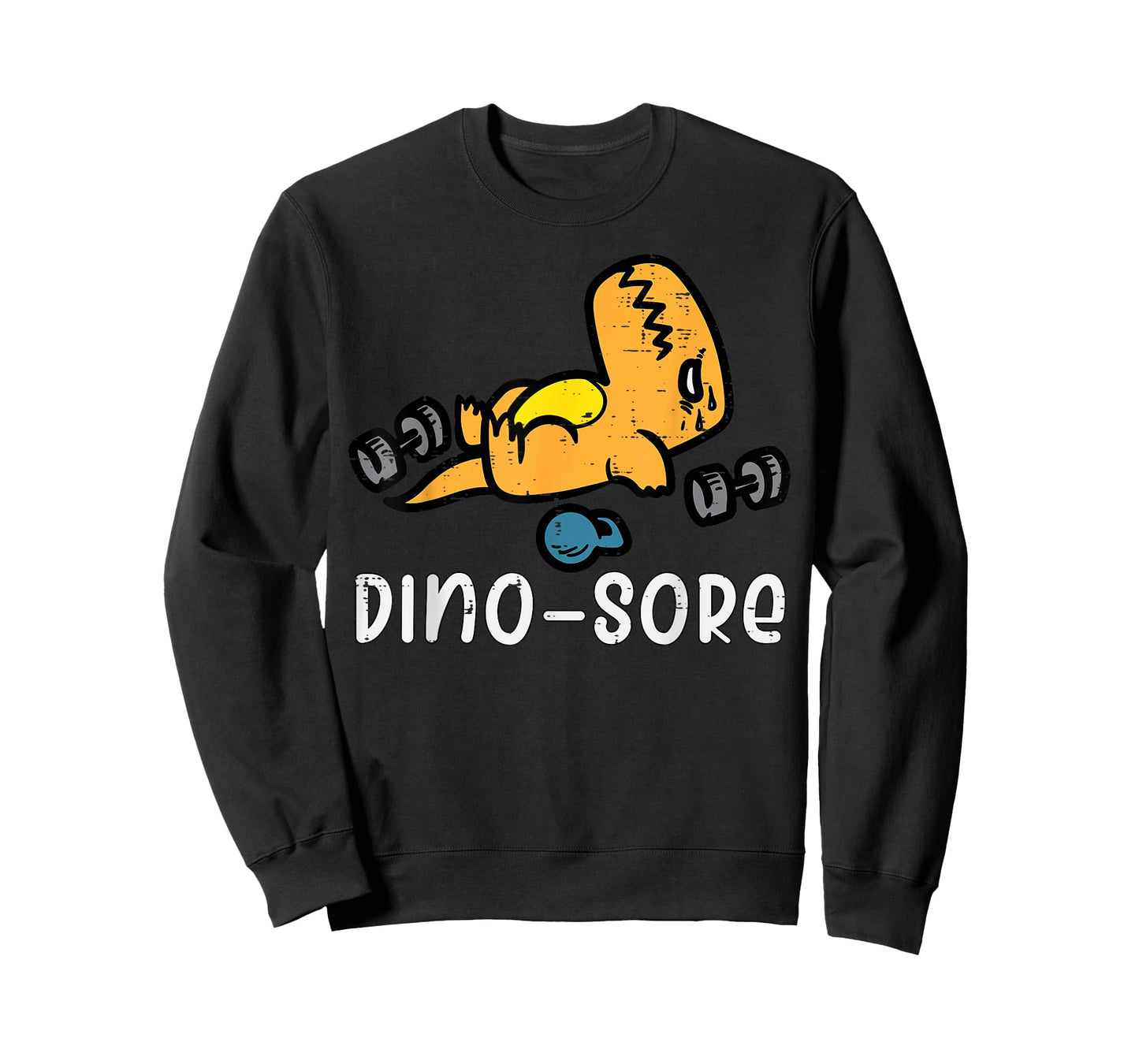 Gym Workout Dino Sore Exercise Fitness Boys Kids Women Men T-Shirt