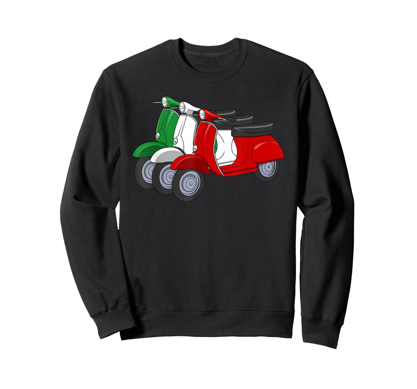 Italy Scooter Moped Flag Italian Flag T-Shirt
