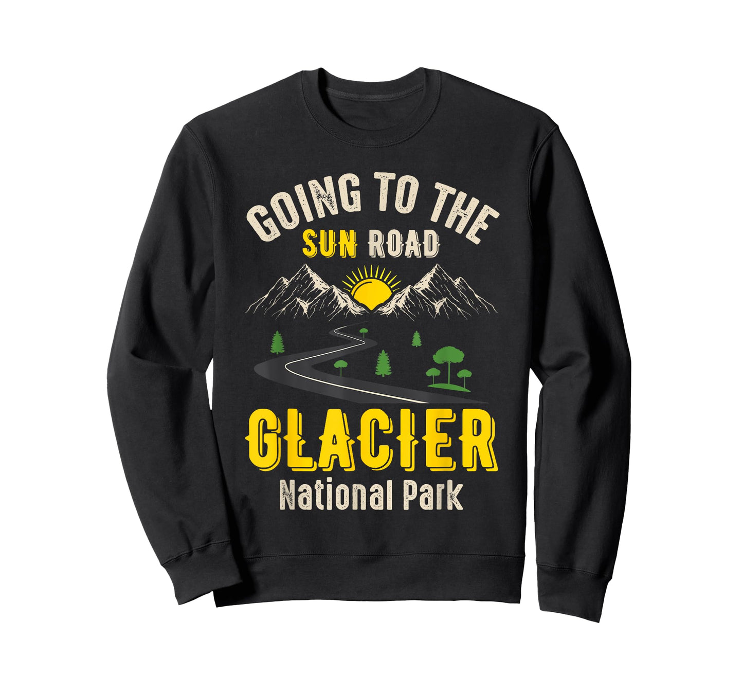 Going To The Sun Road Glacier National Park Montana Gift T-Shirt