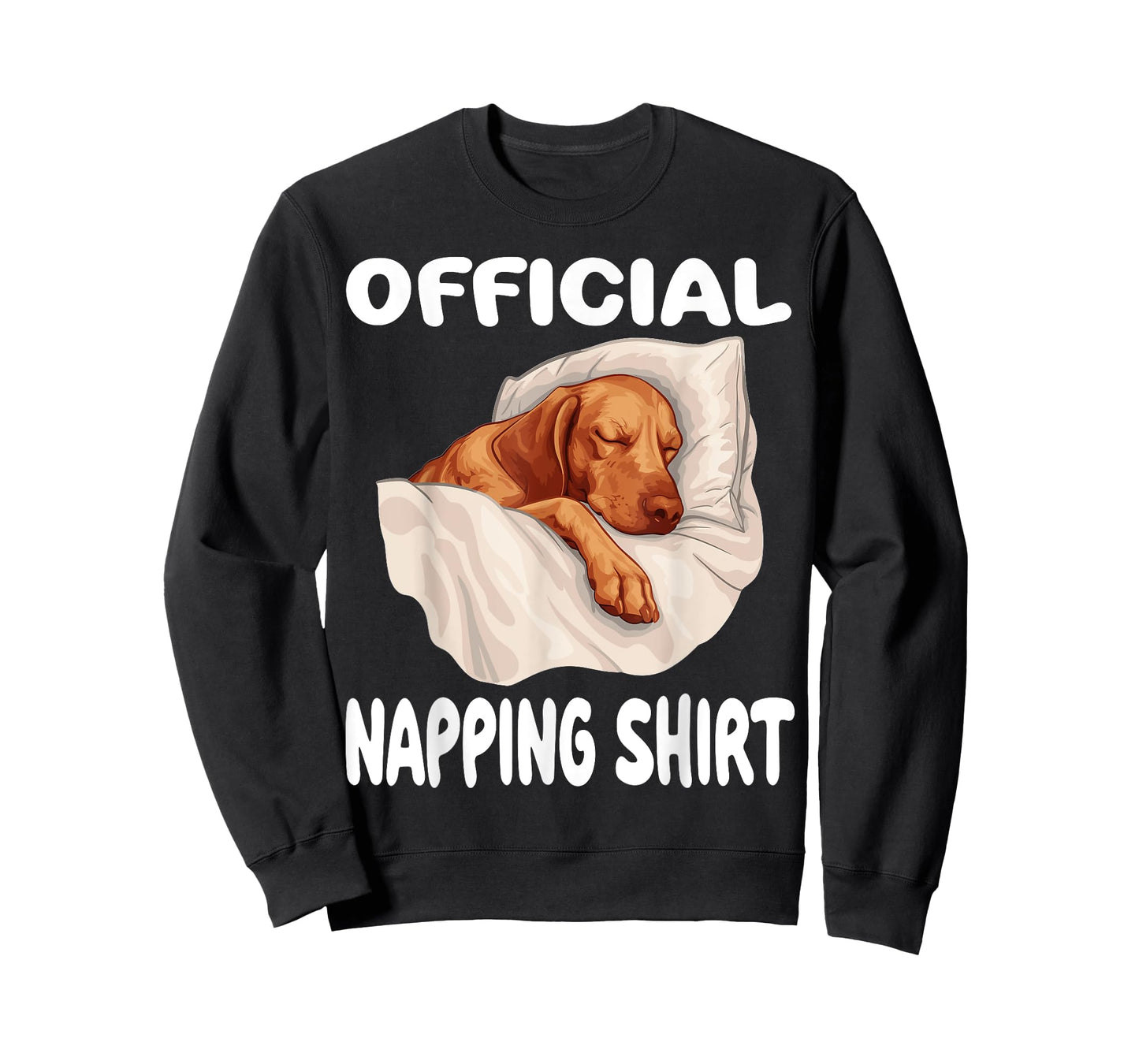 Redbone Coonhound Dog Official Napping shirt Pajamas T-Shirt