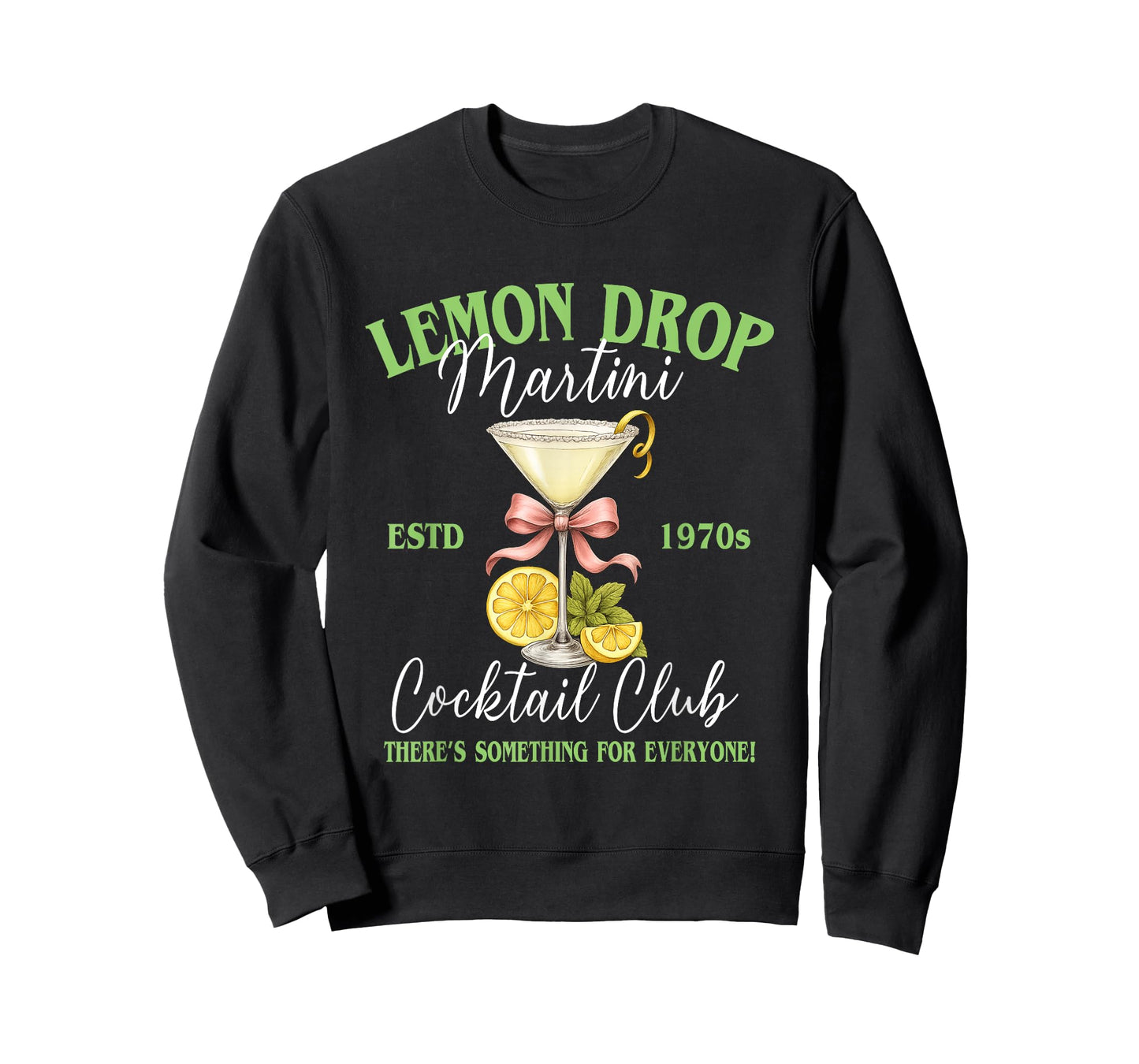 Lemon Drop Martini Social Club Girl Club Signature Cocktail T-Shirt