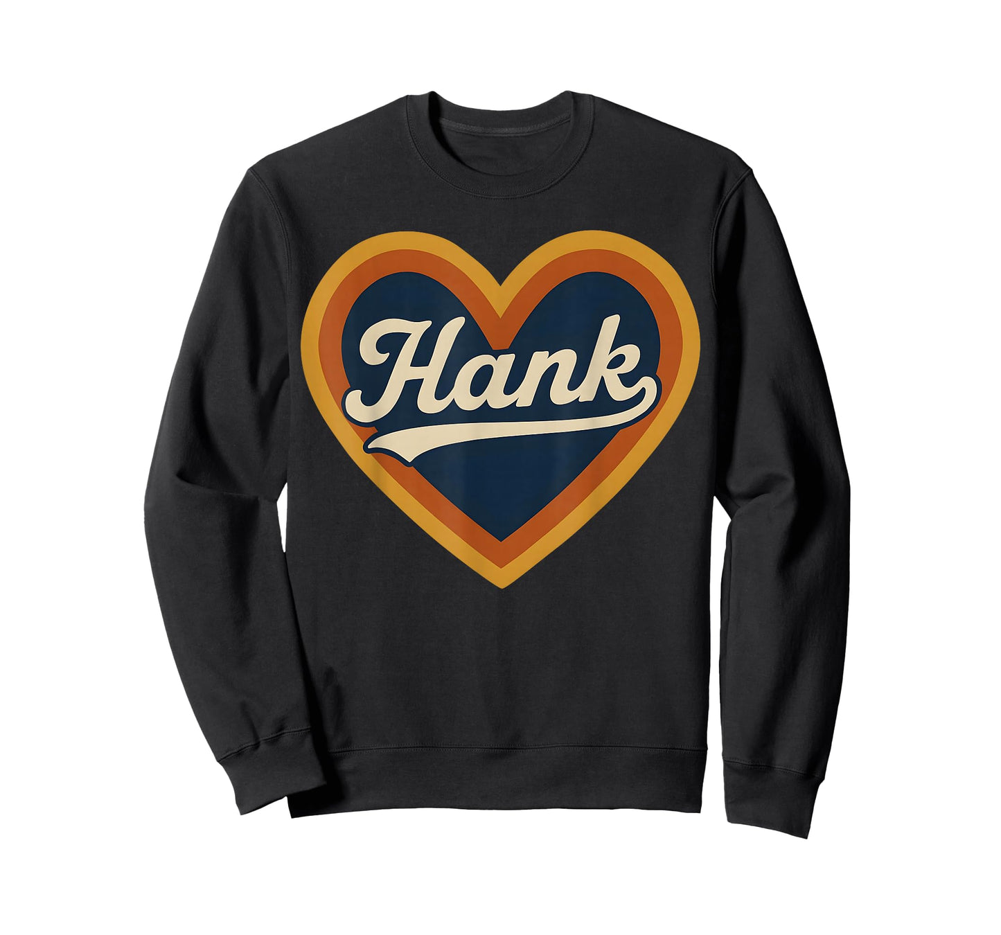 Hank Retro Heart Country Music Design Gift For Men Women Kid T-Shirt