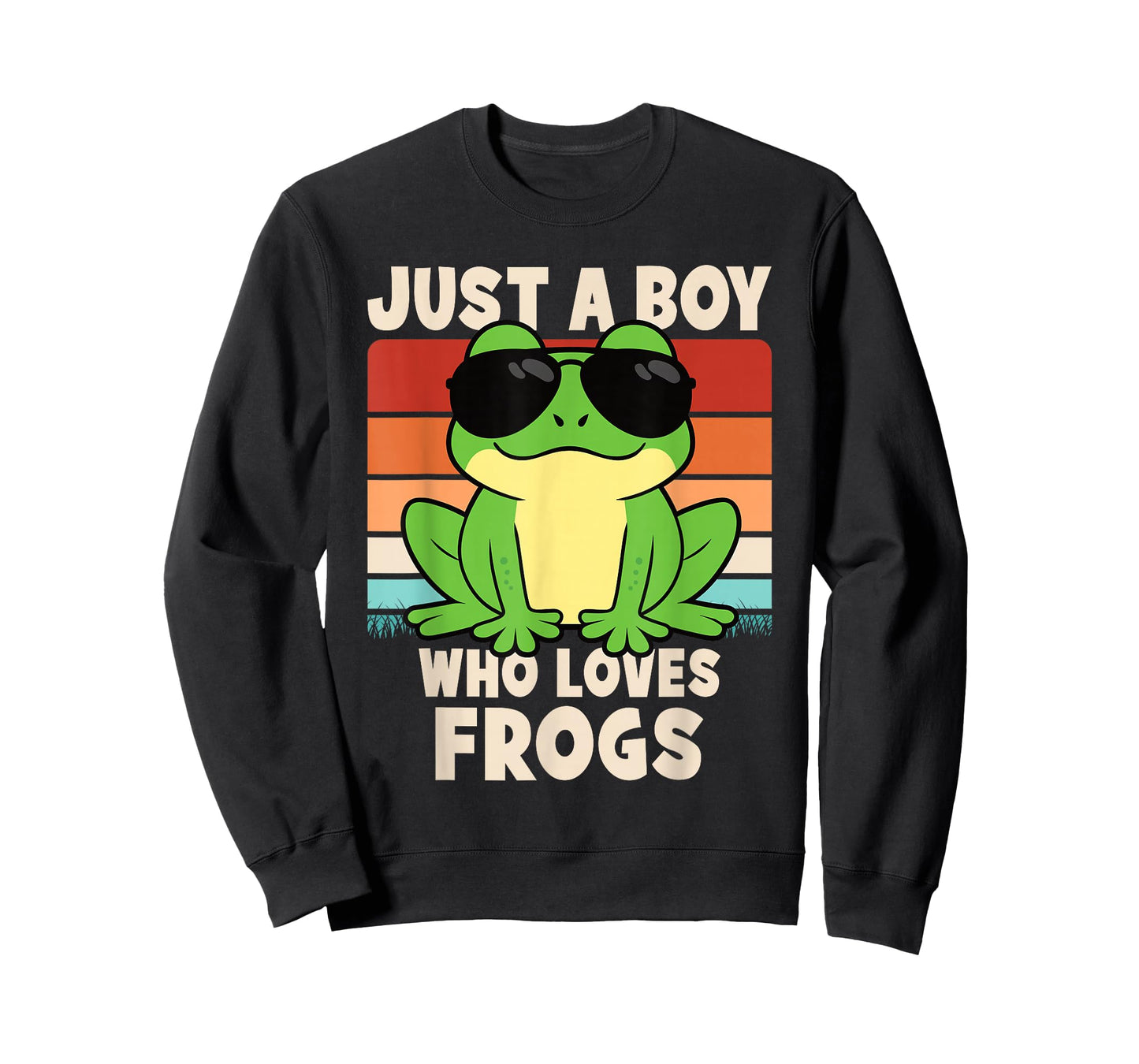 Just A Boy Who Loves Frogs Funny Frog Boys Kids T-Shirt