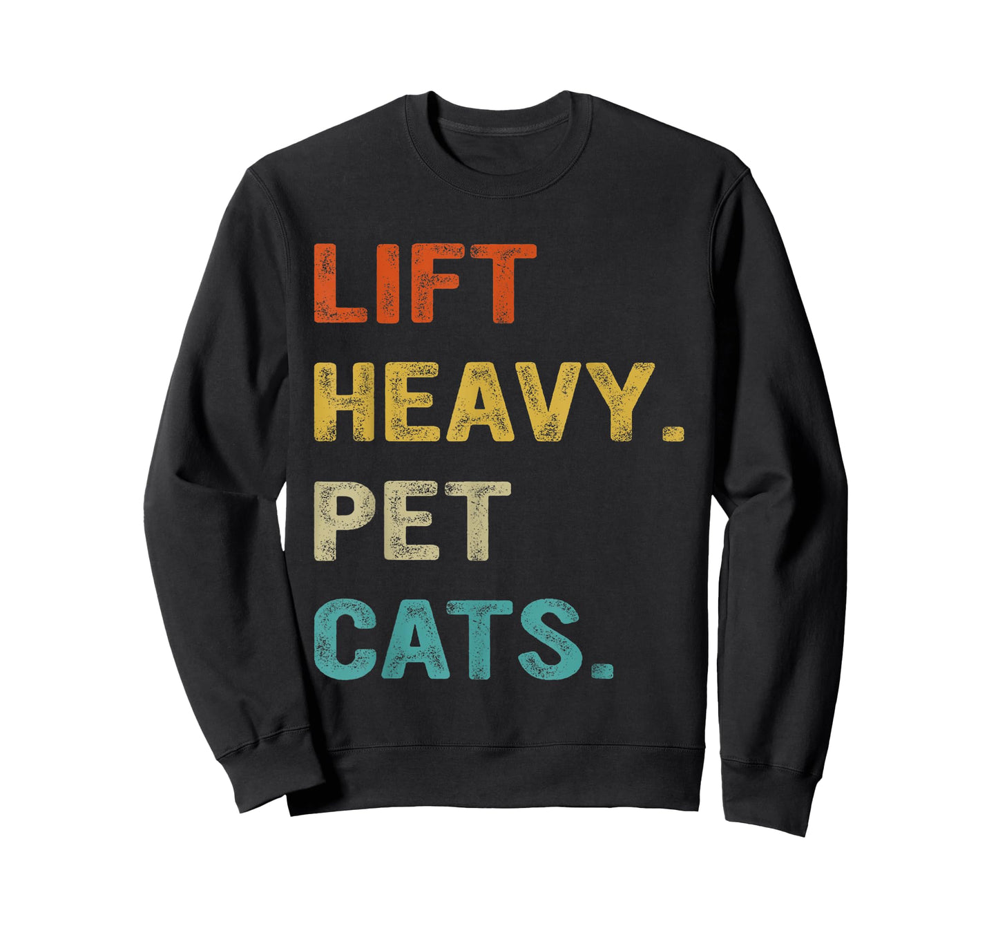 Lift Heavy Pet Cats, Funny Gym, Weightlifter T-Shirt