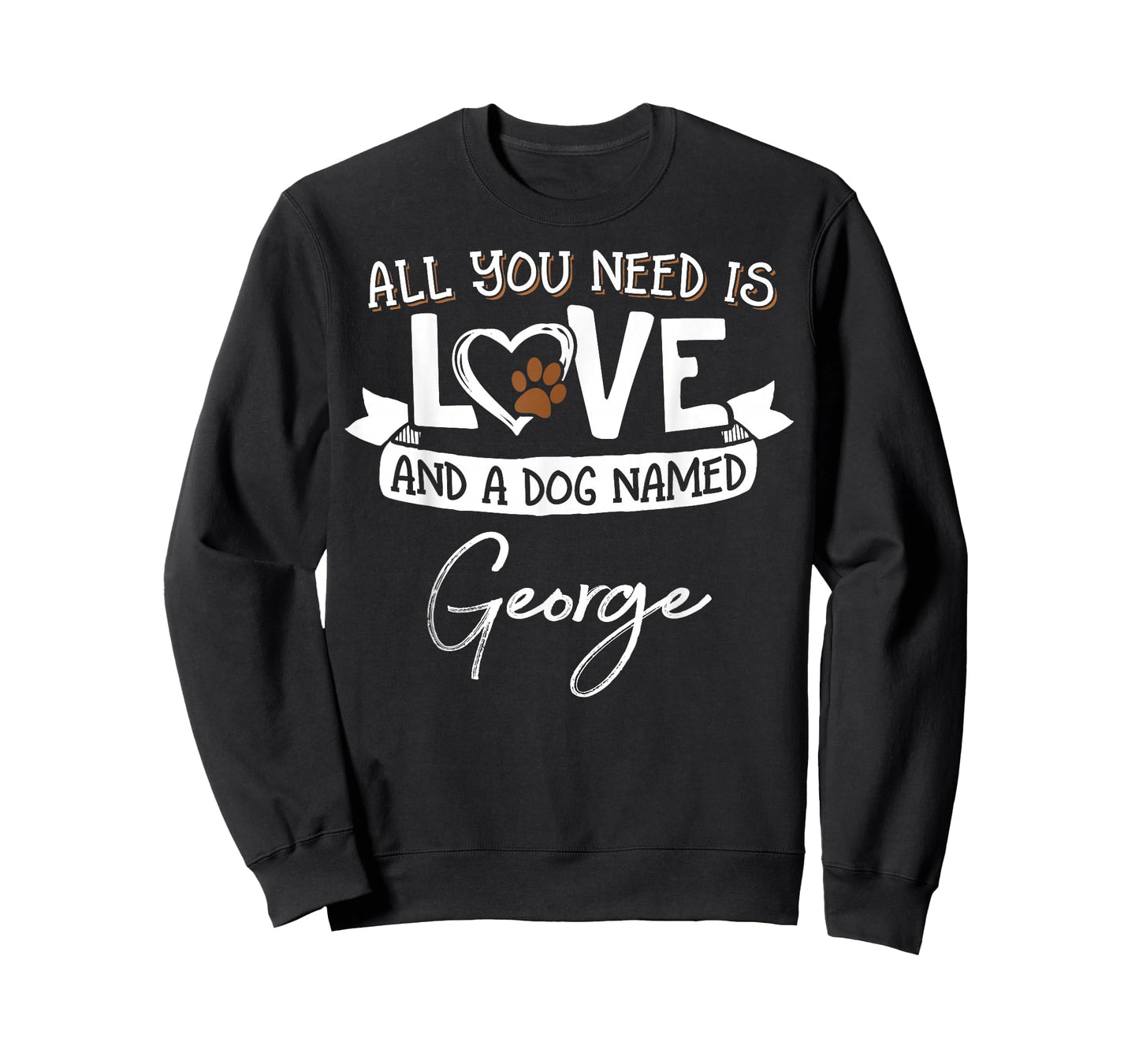 Cute Dog Named George Shirt for Women and Men T-Shirt