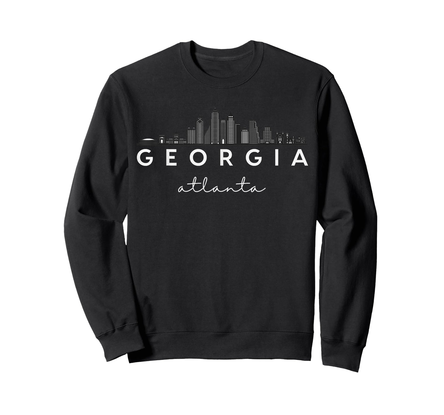 Atlanta Skyline Georgia Vintage City Souvenir Retro ATL T-Shirt
