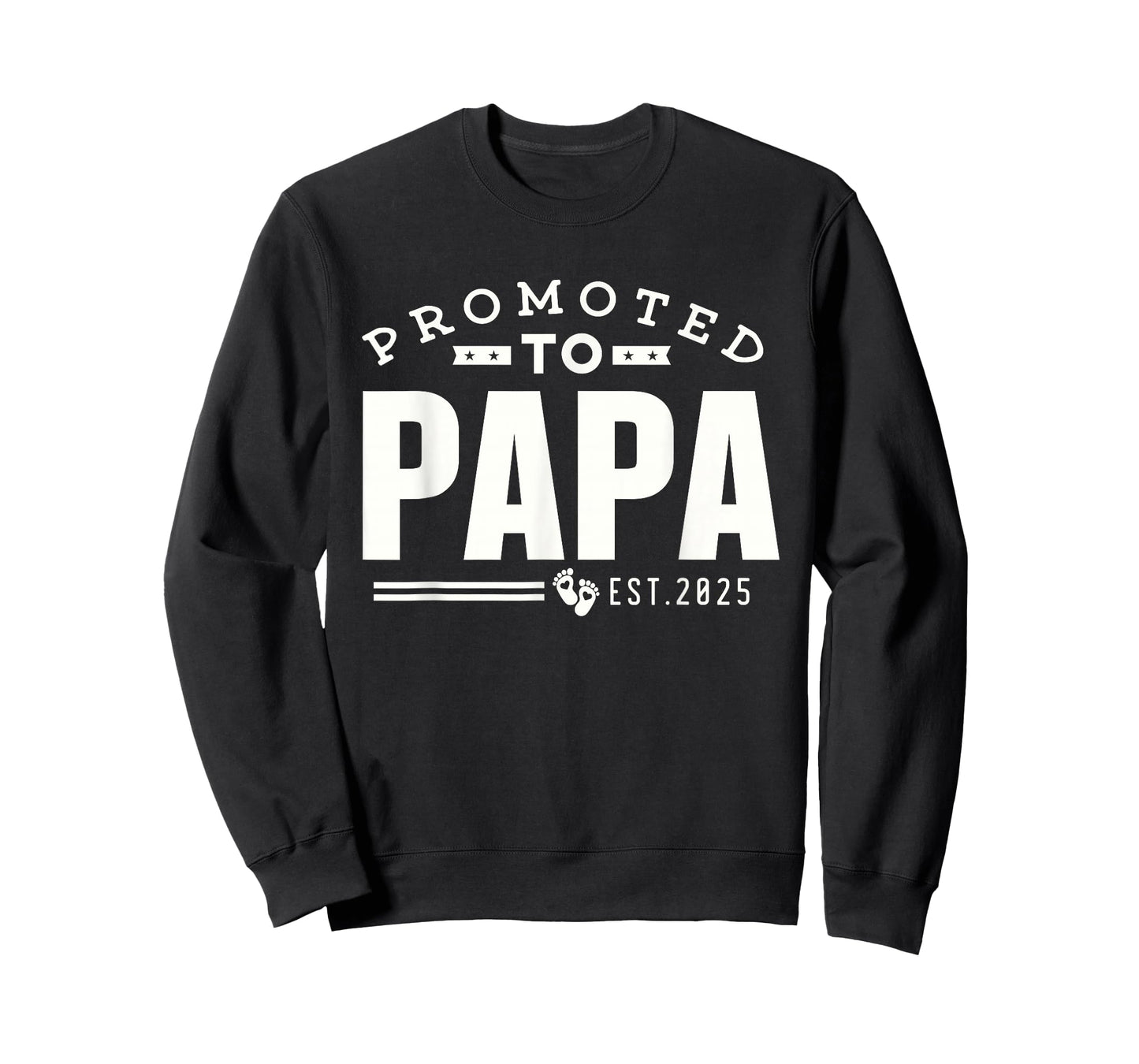 Promoted to Papa 2025 New 1st First Time Papa Dad Father Tee T-Shirt