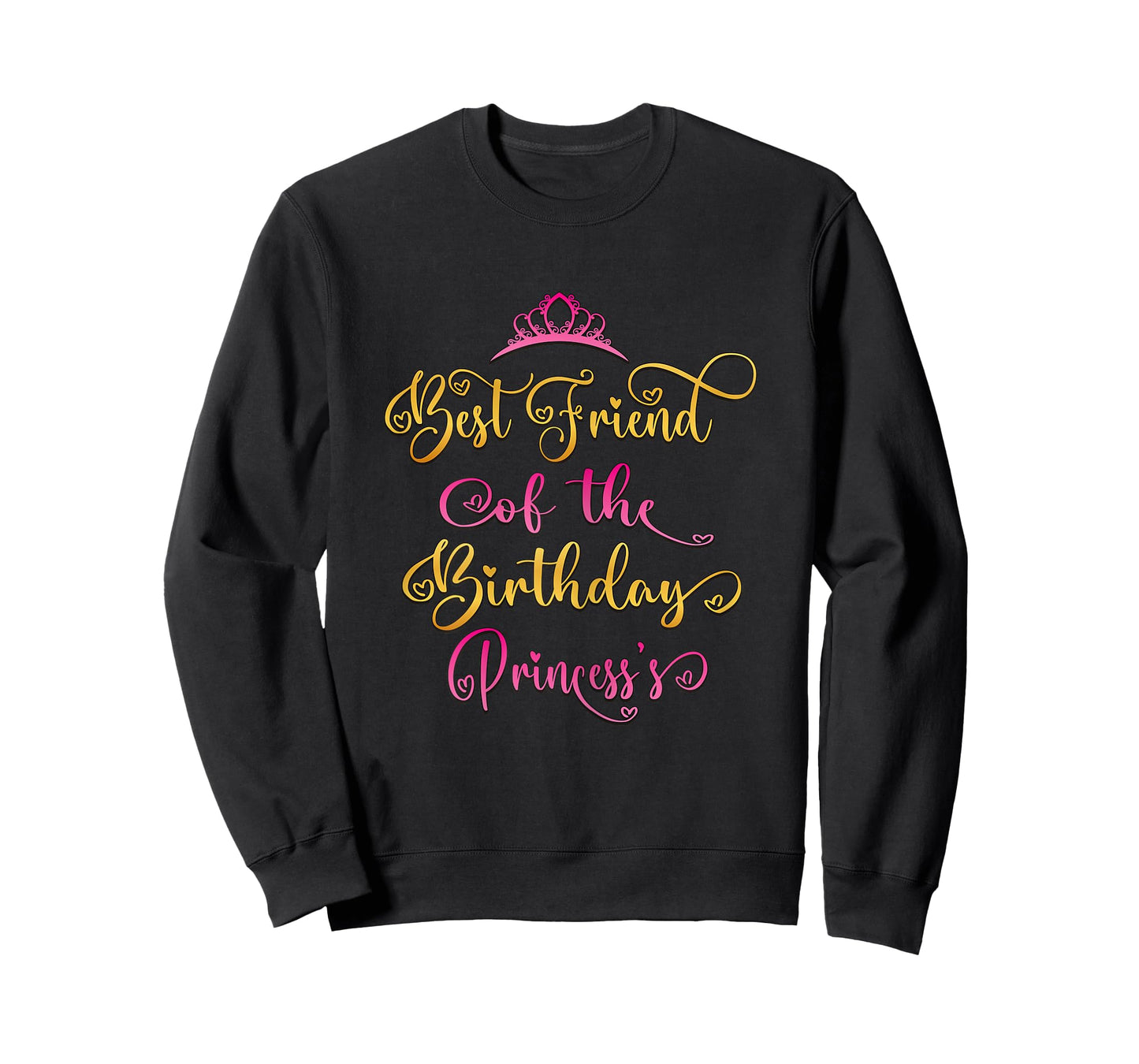Best Friend Of The Birthday Princess Bday Party T-Shirt