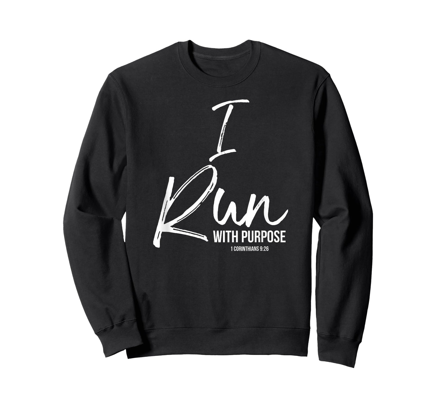 Christian Running Gift for Runners I Run with Purpose T-Shirt