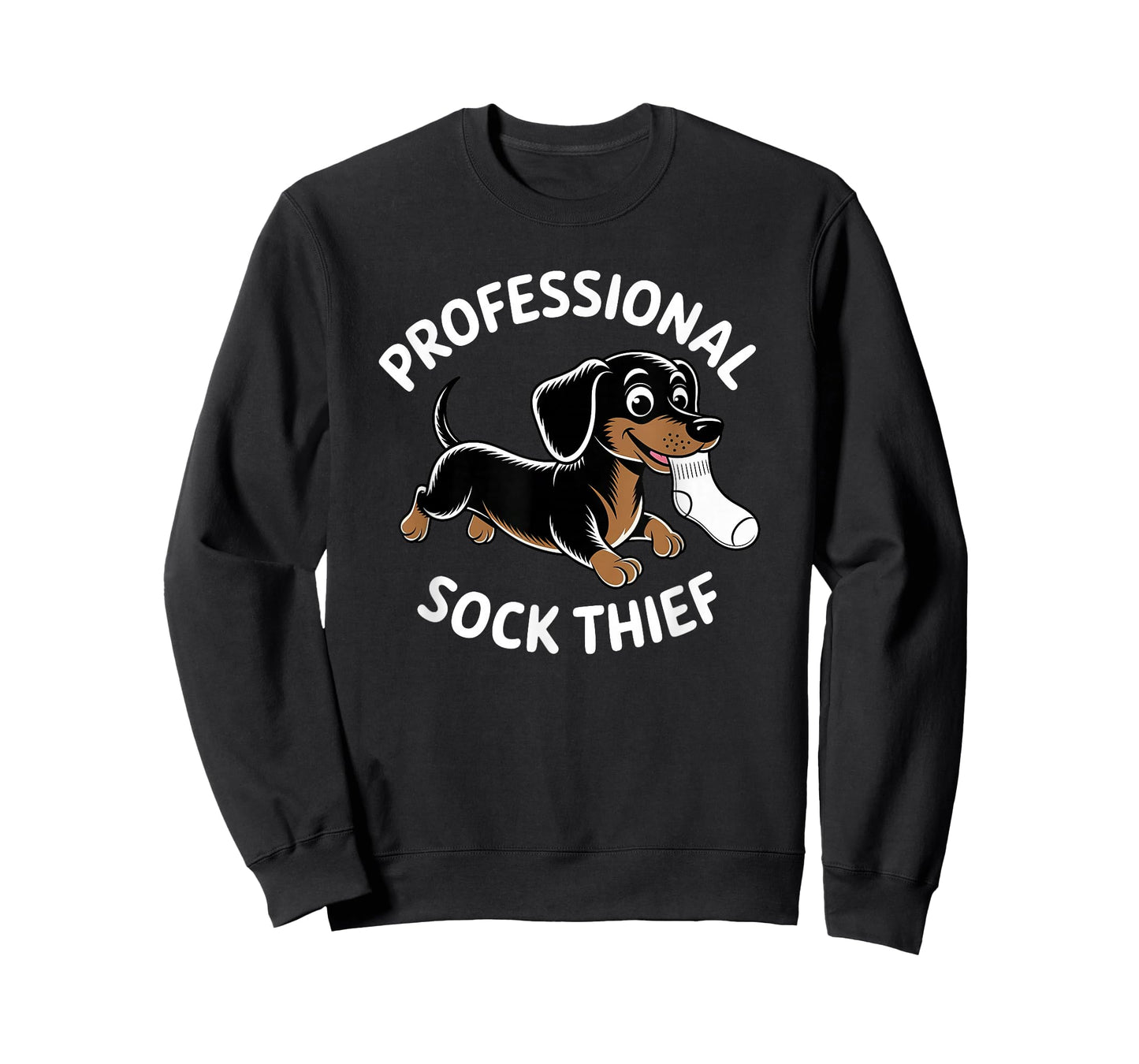 Dachshund Sock Thief Humor Dog Lover T-Shirt